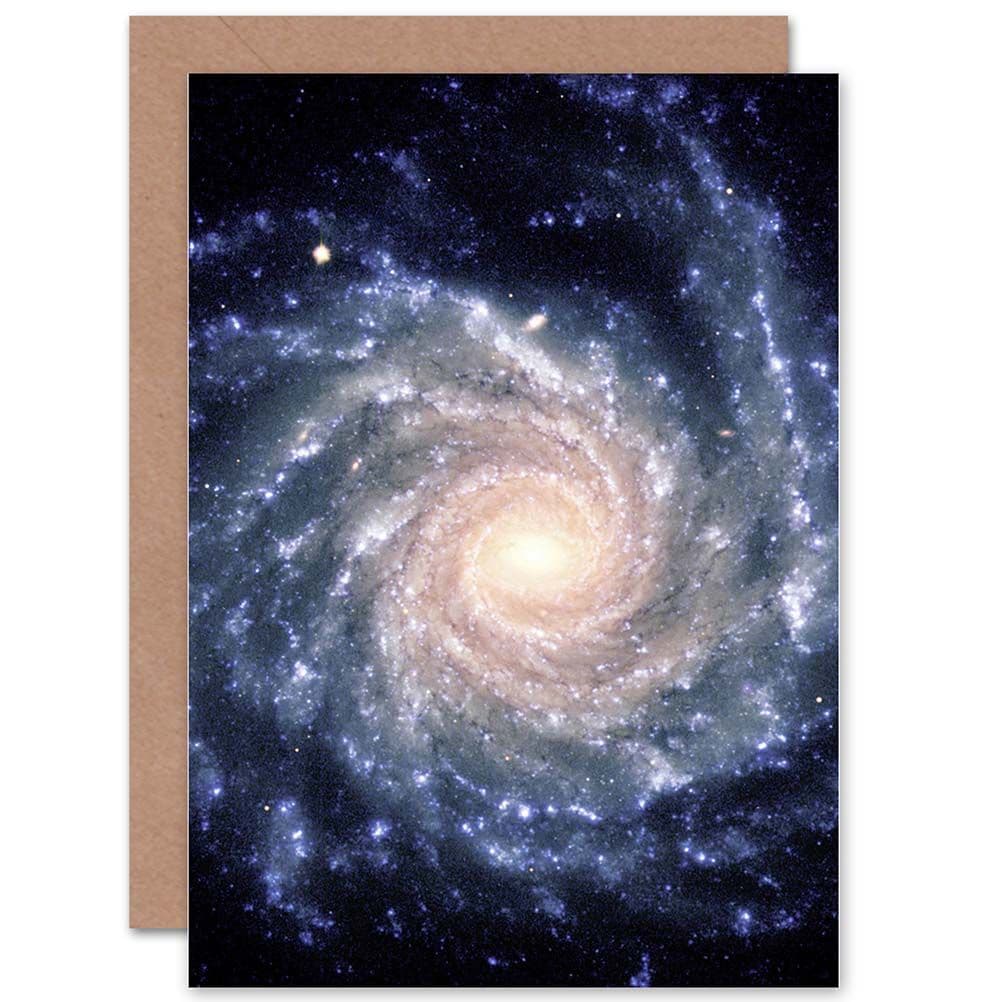 Birthday Space Spiral Galaxy Universe Greetings Card