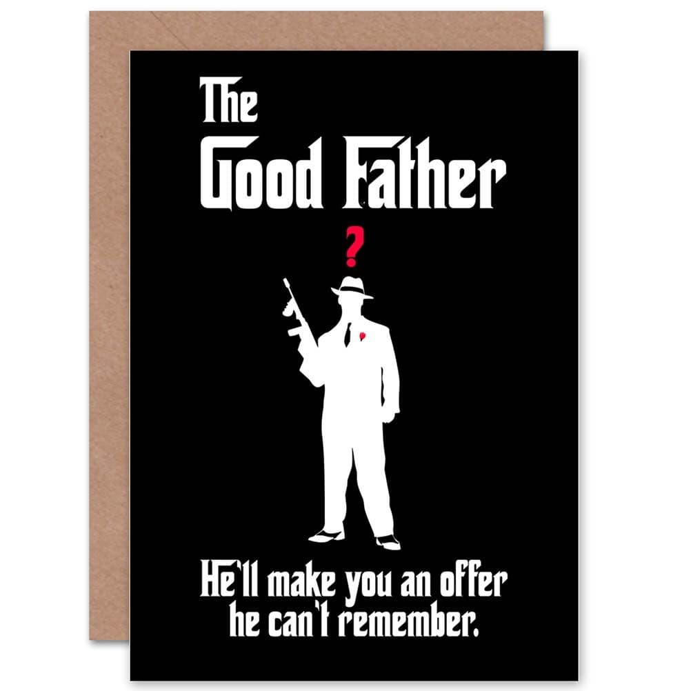 The Goodfather Funny Fathers Day Birthday Card Greetings Card