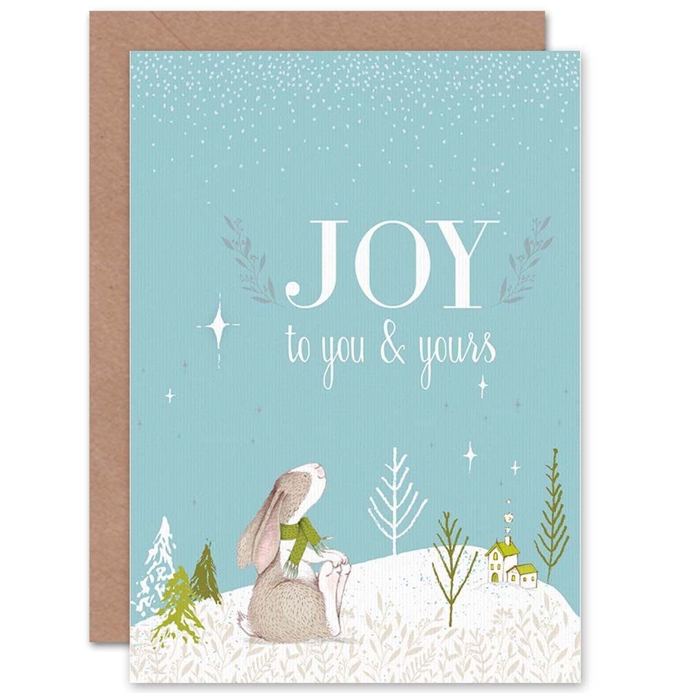 Joy To You And Yours Greetings Card