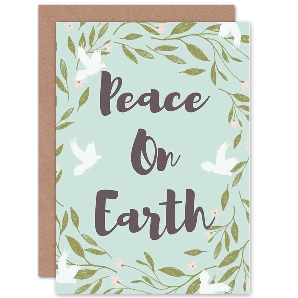 Peace On Earth Christmas Greetings Card