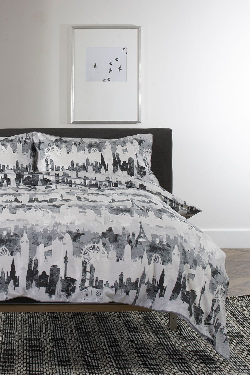 York London Paris Modern Design Duvet Cover Set