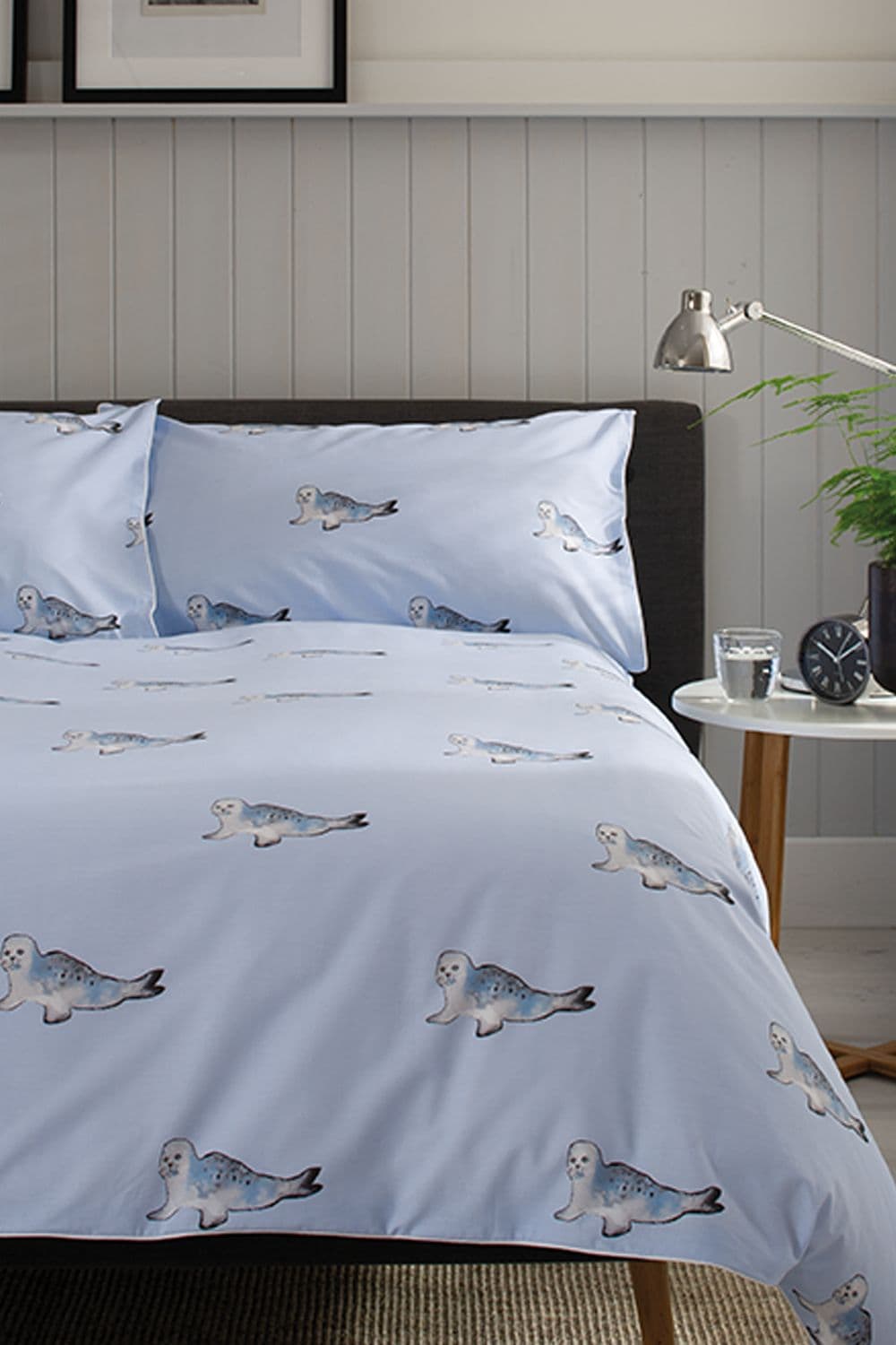 Seal Printed Cotton Duvet Set