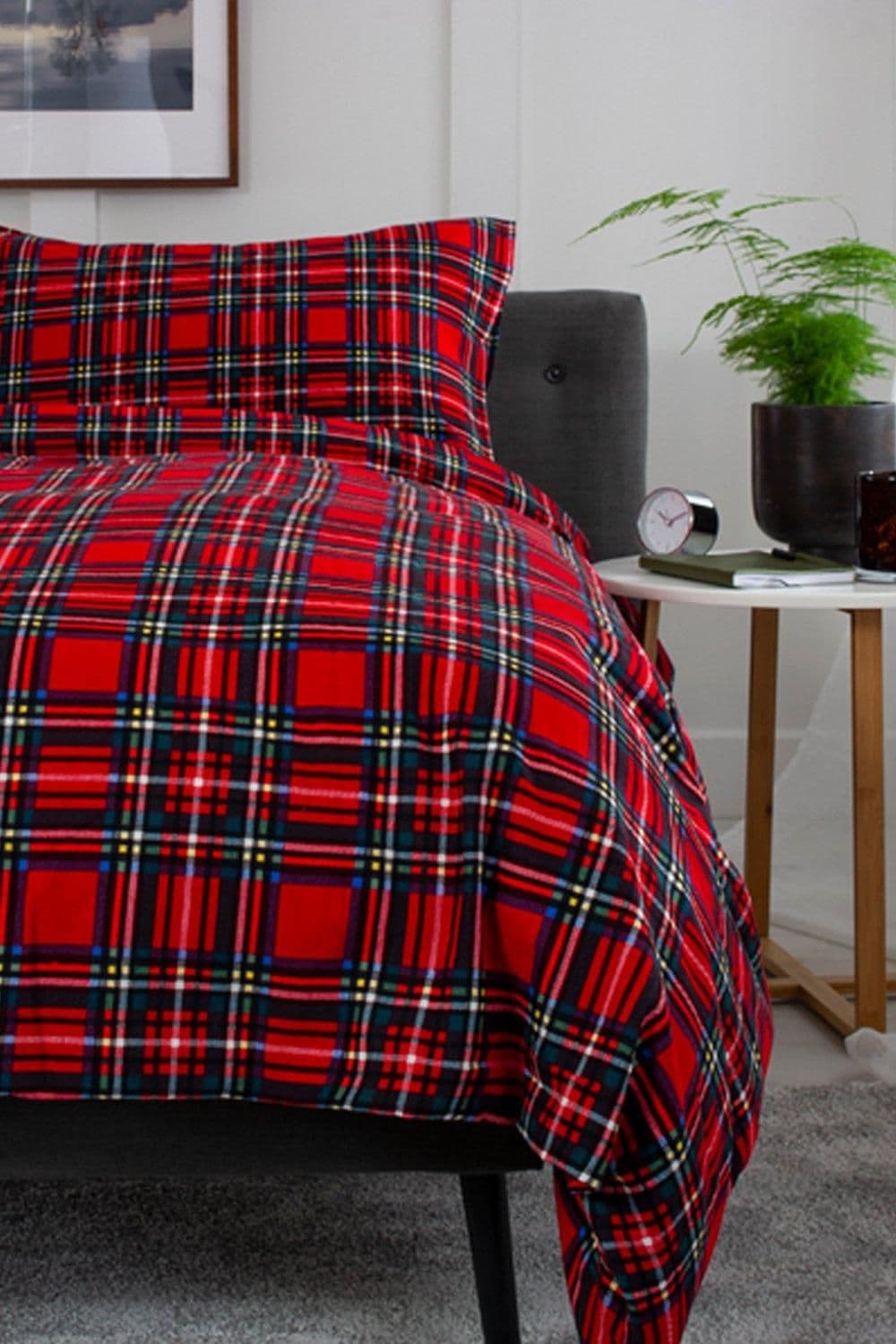 Brushed Cotton Royal Stewart Bedlinen Duvet Sets