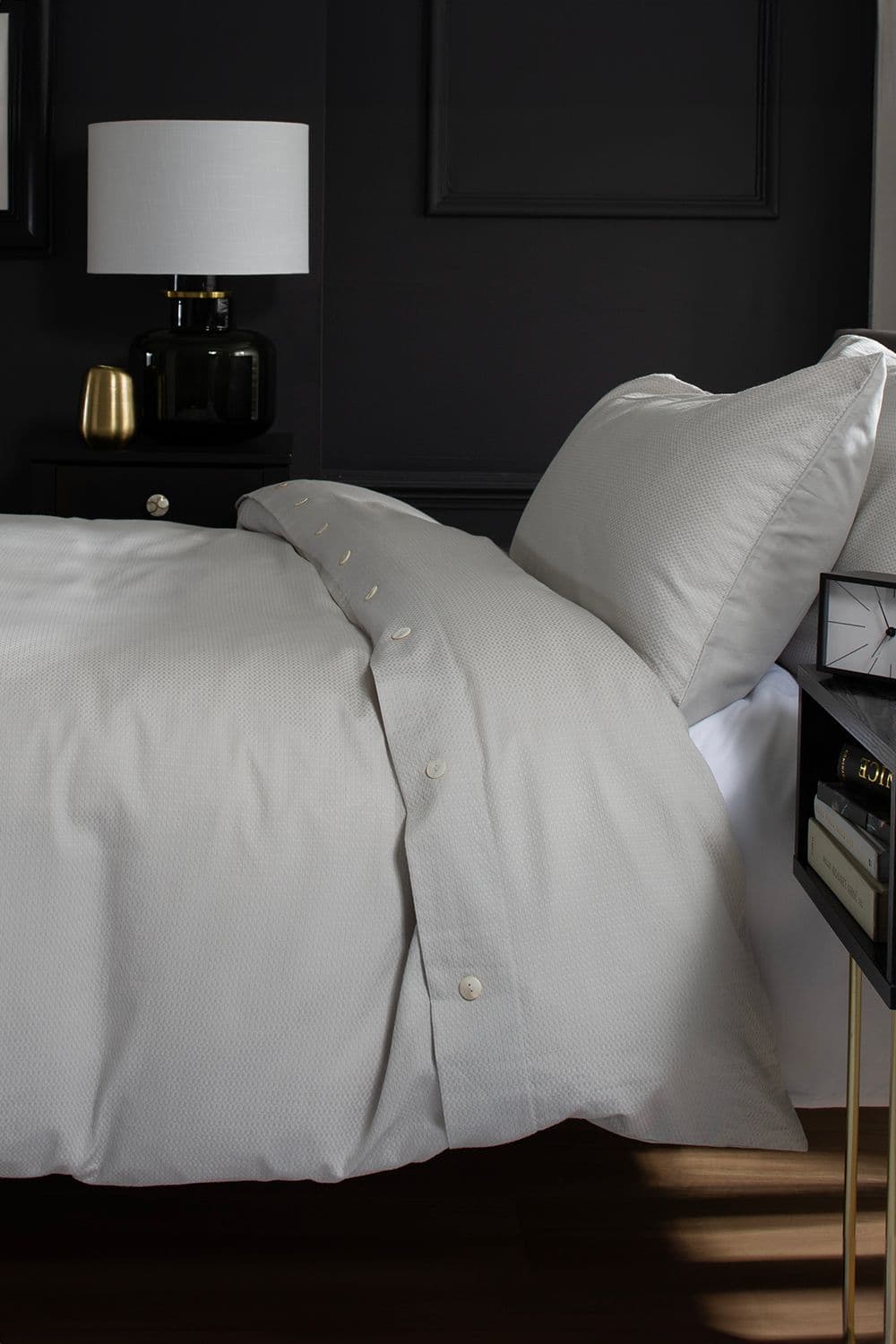 Morocco 200 Thread Count Textured Cotton Duvet Cover Set