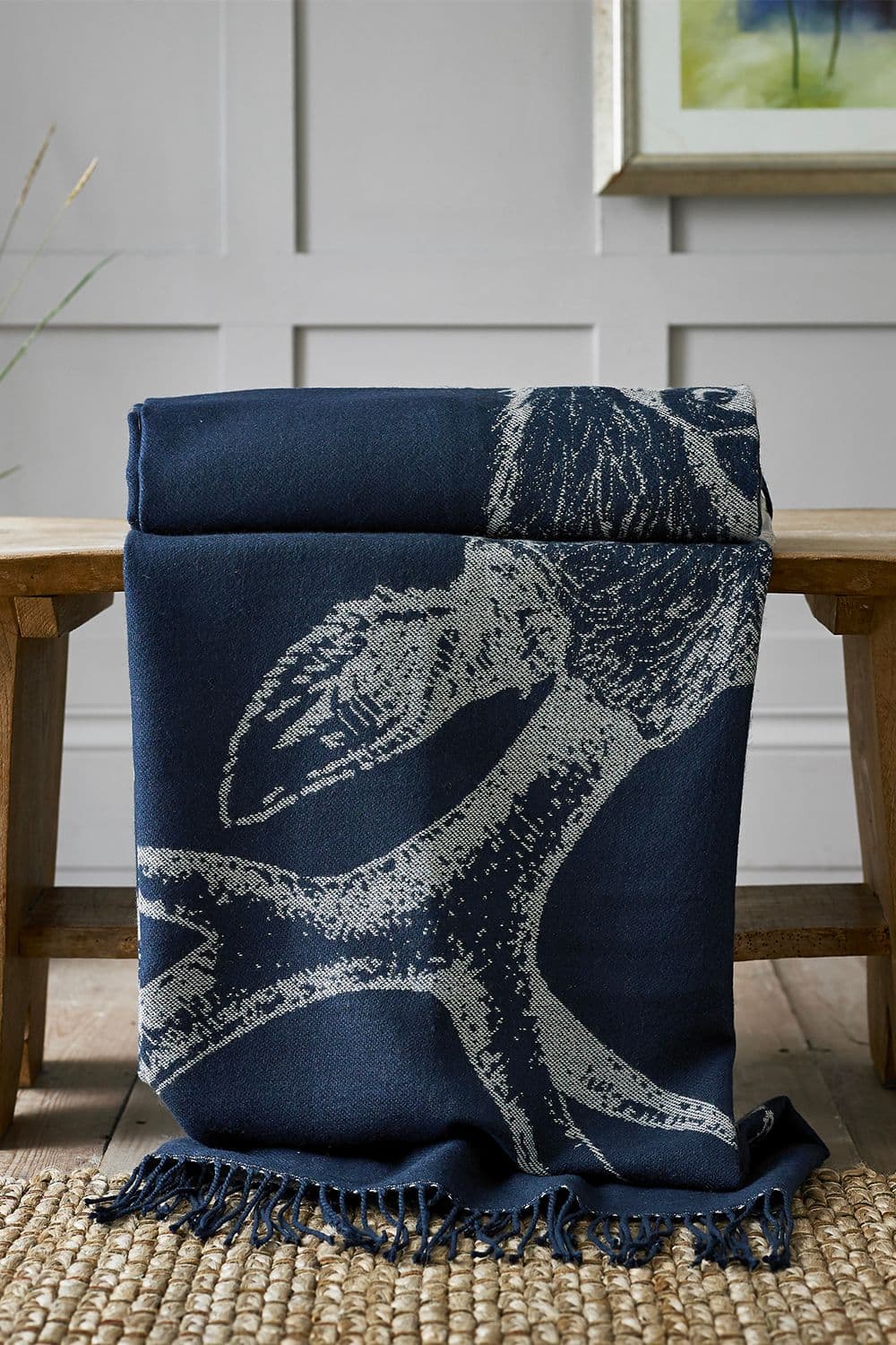 Stag Faux Cashmere Throw