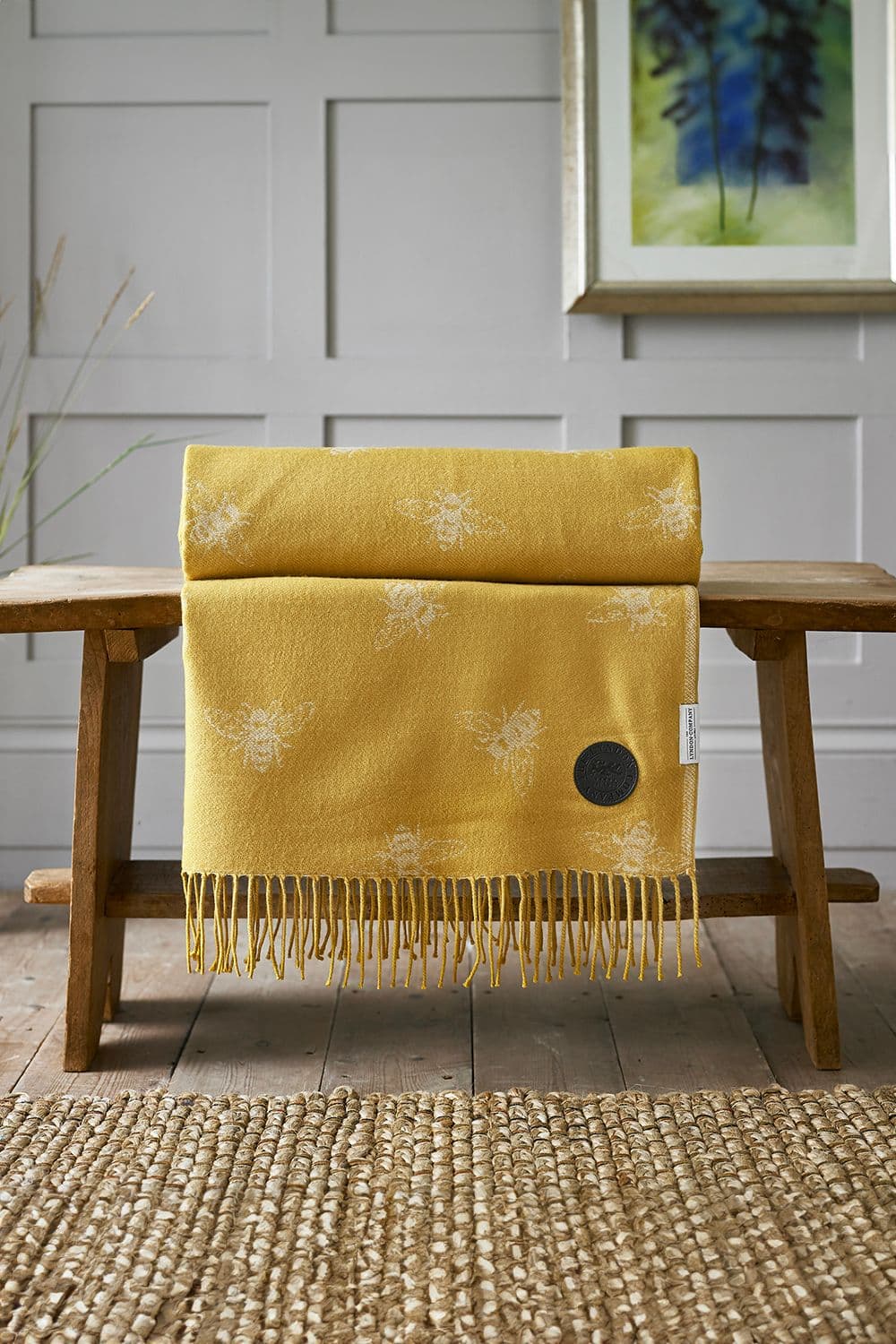 Bee Faux Cashmere Throw