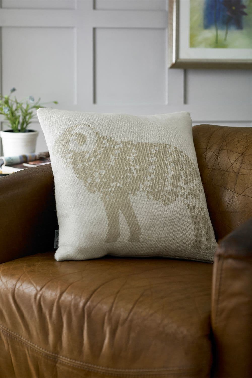 Ram Faux Cashmere Cushion