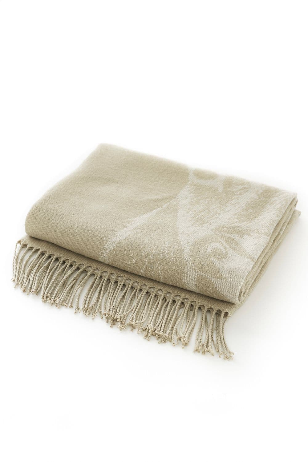 Stag Oatmeal Faux Cashmere Throw