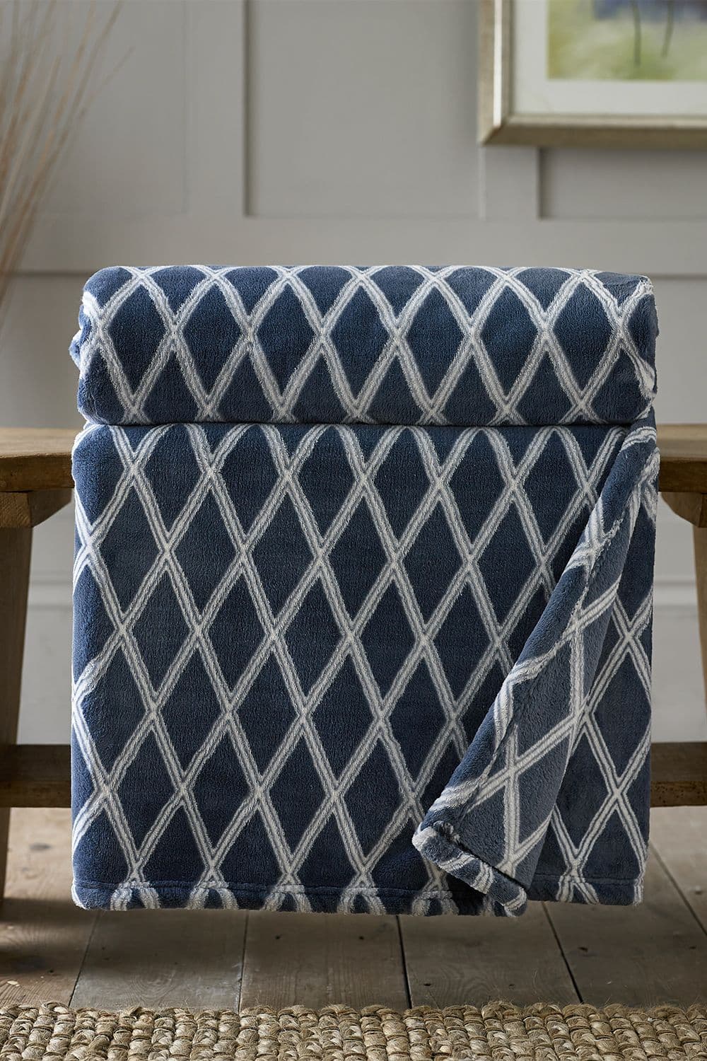 Longstone Printed Heavyweight Supersoft Fleece Throw