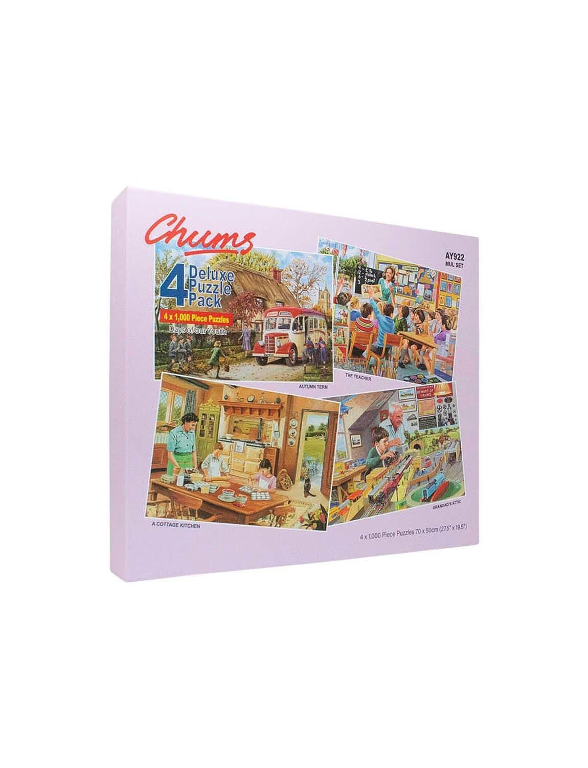 Jigsaw Puzzles Days of Our Youth 4 x 1000 Piece Set