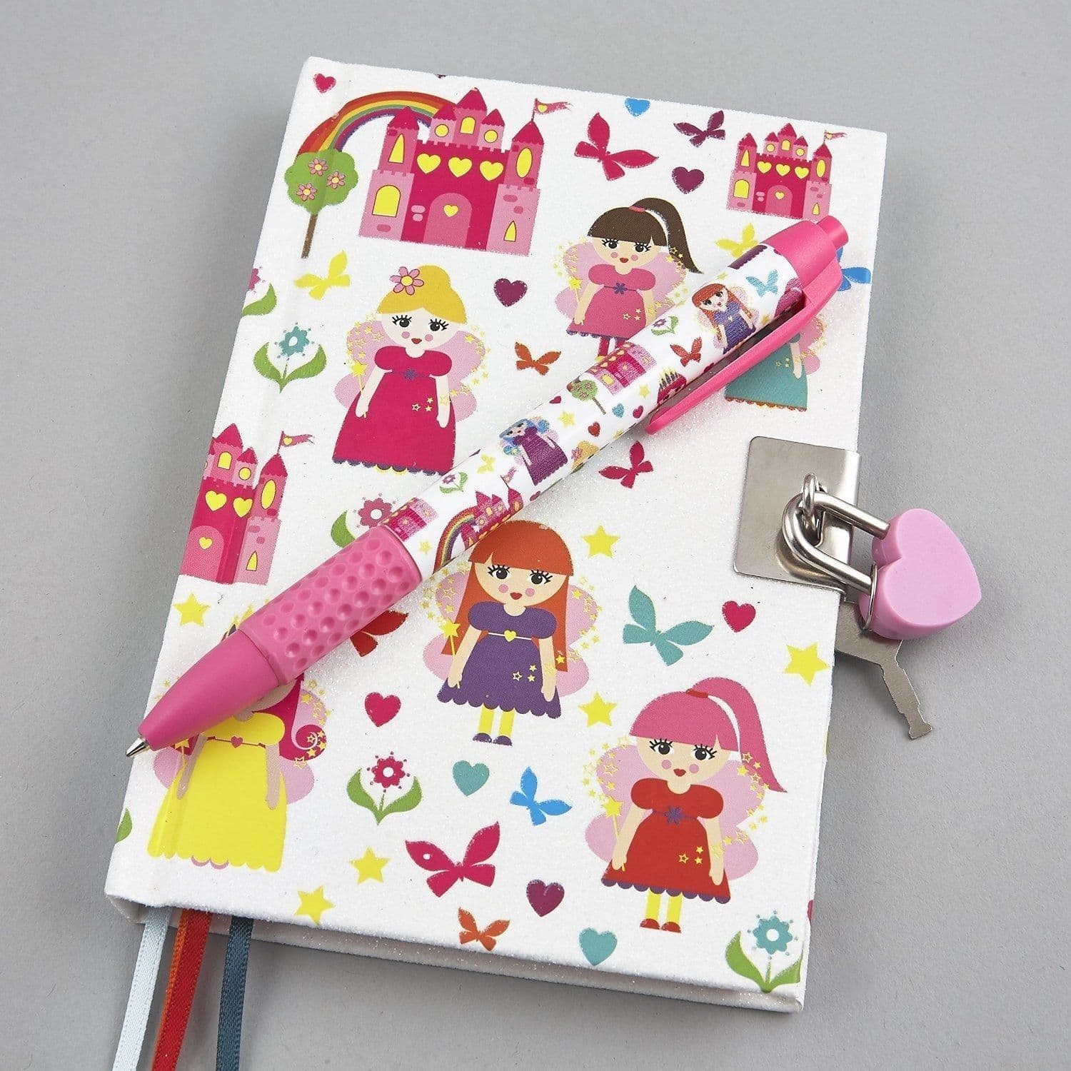 & Lockable Secret Diary Notebook Fairy Palace