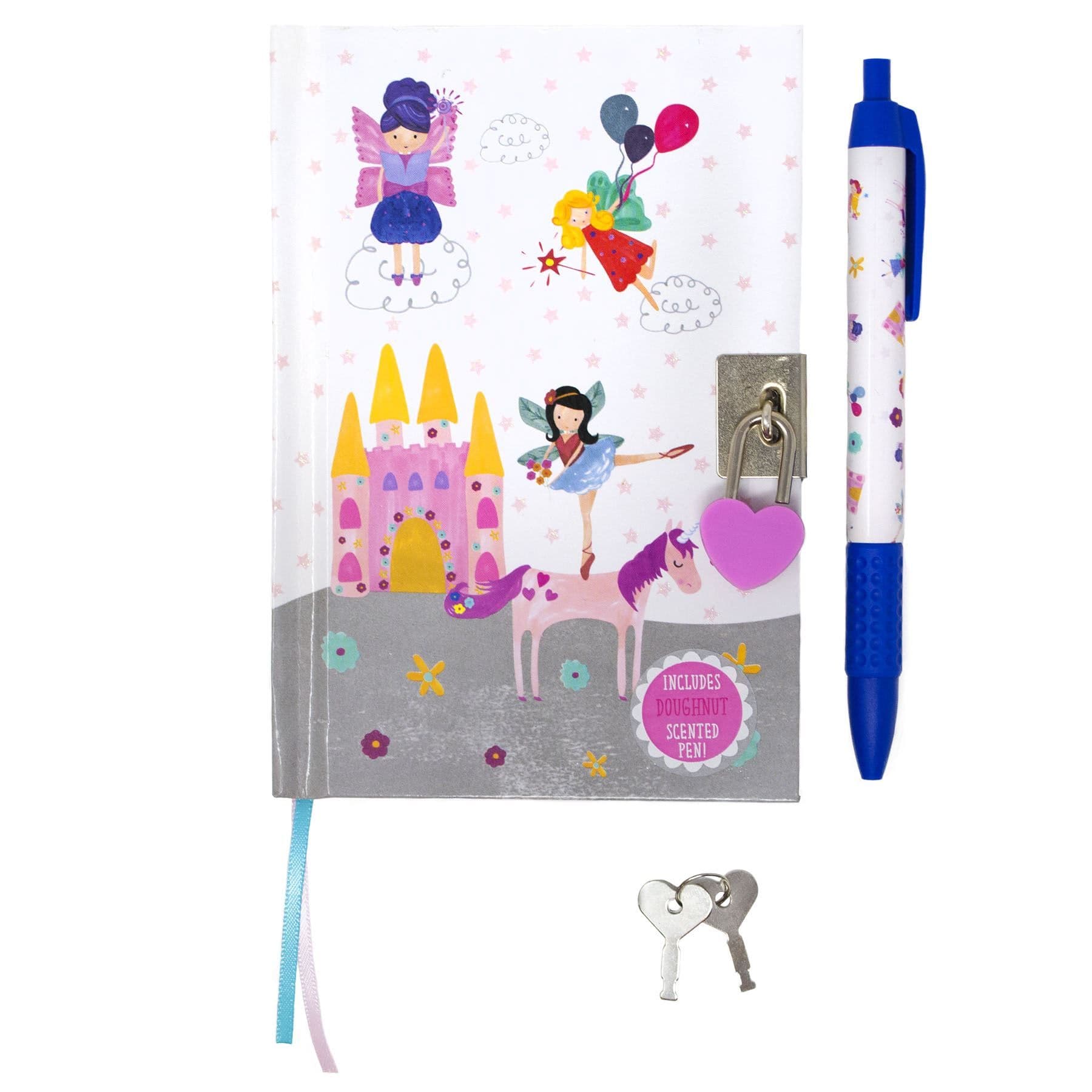 & Lockable Secret Diary Notebook Unicorn