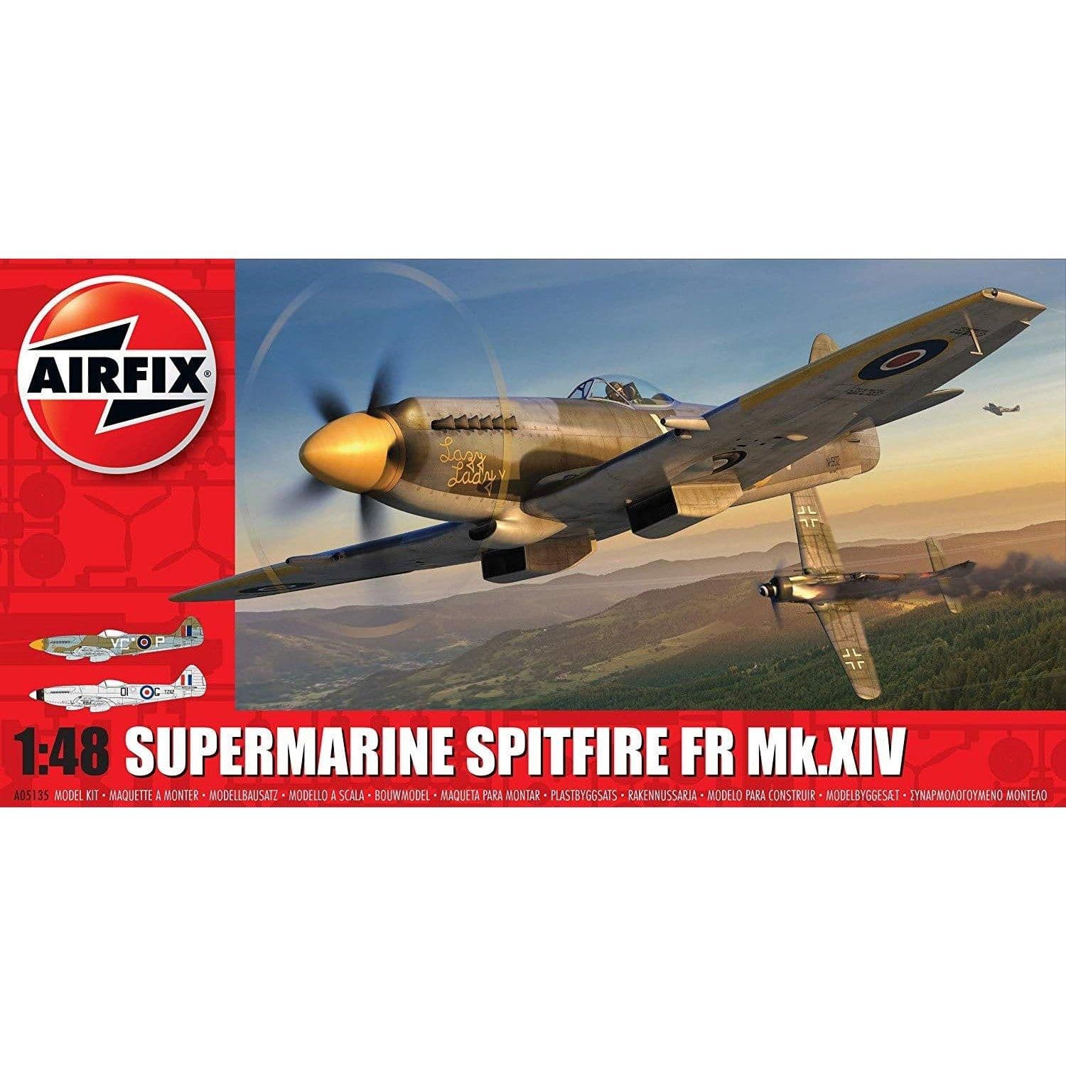 A05135 Supermarine Spitfire XIV 1 48 Scale Model Kit