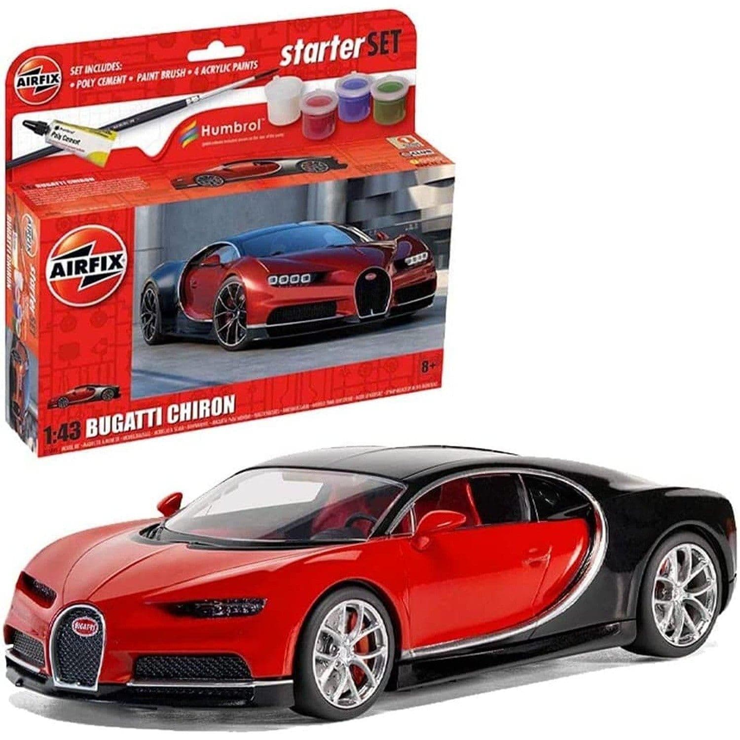 Small Starter Set Bugatti Chiron 1 43 Scale