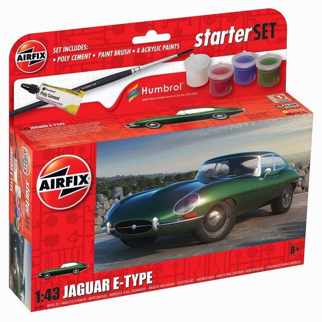 Small Starter Set Jaguar E Type 1 43 Scale