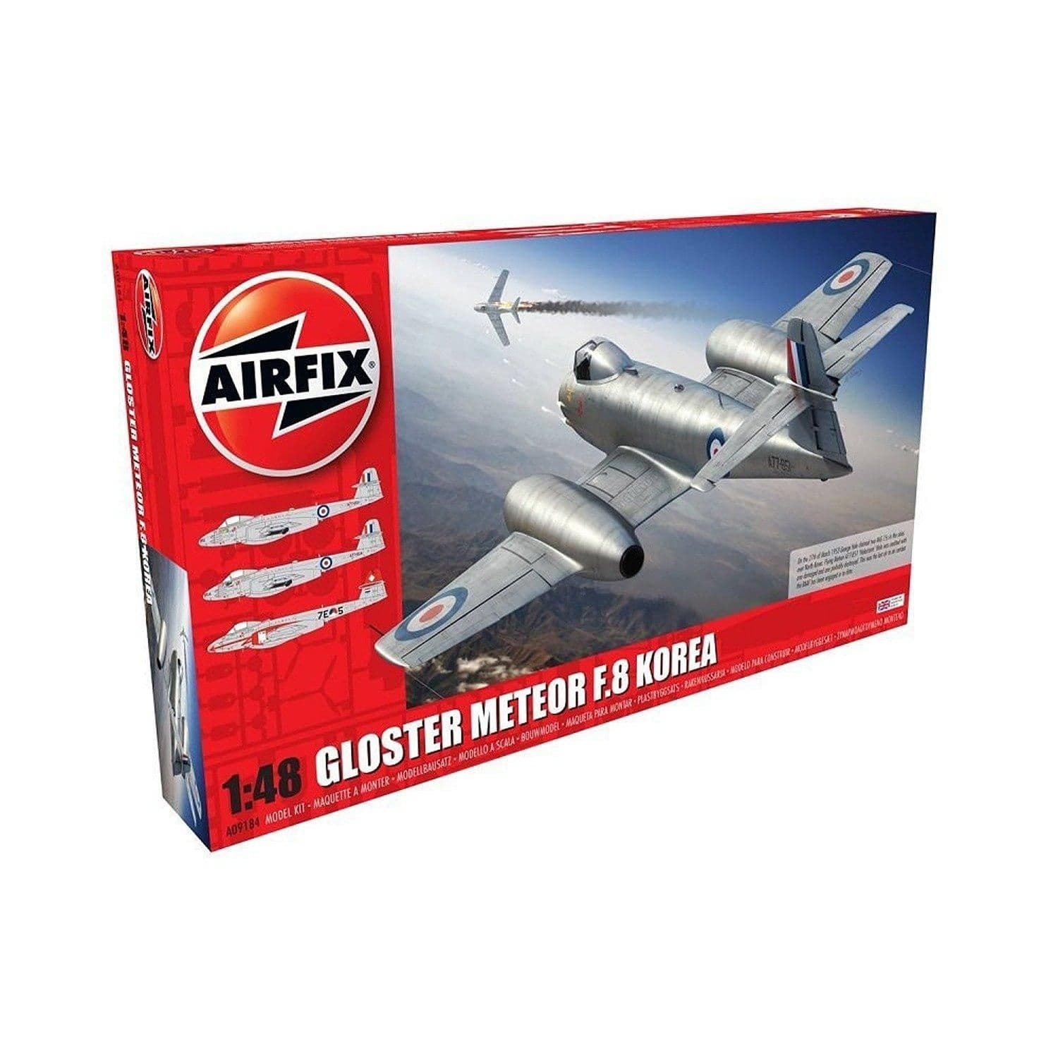 A09184 Gloster Meteor F8 Korean War 1 48 Scale Model Kit