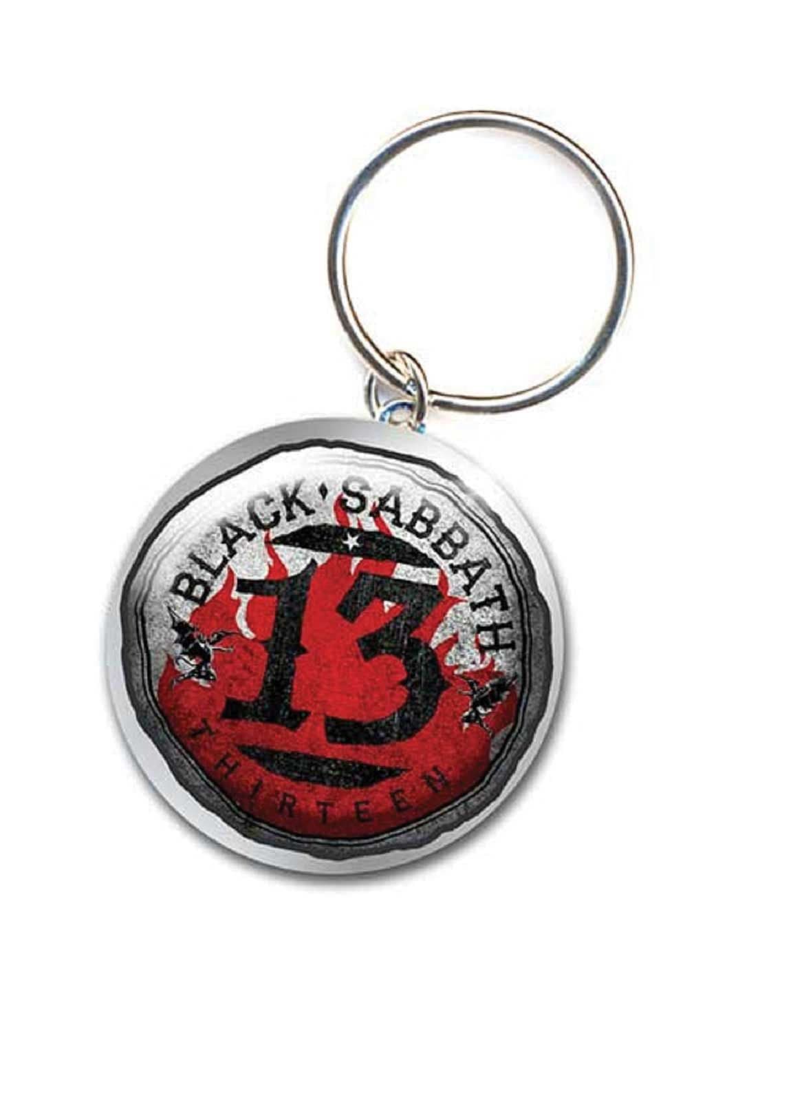 13 Flame Circle Keyring