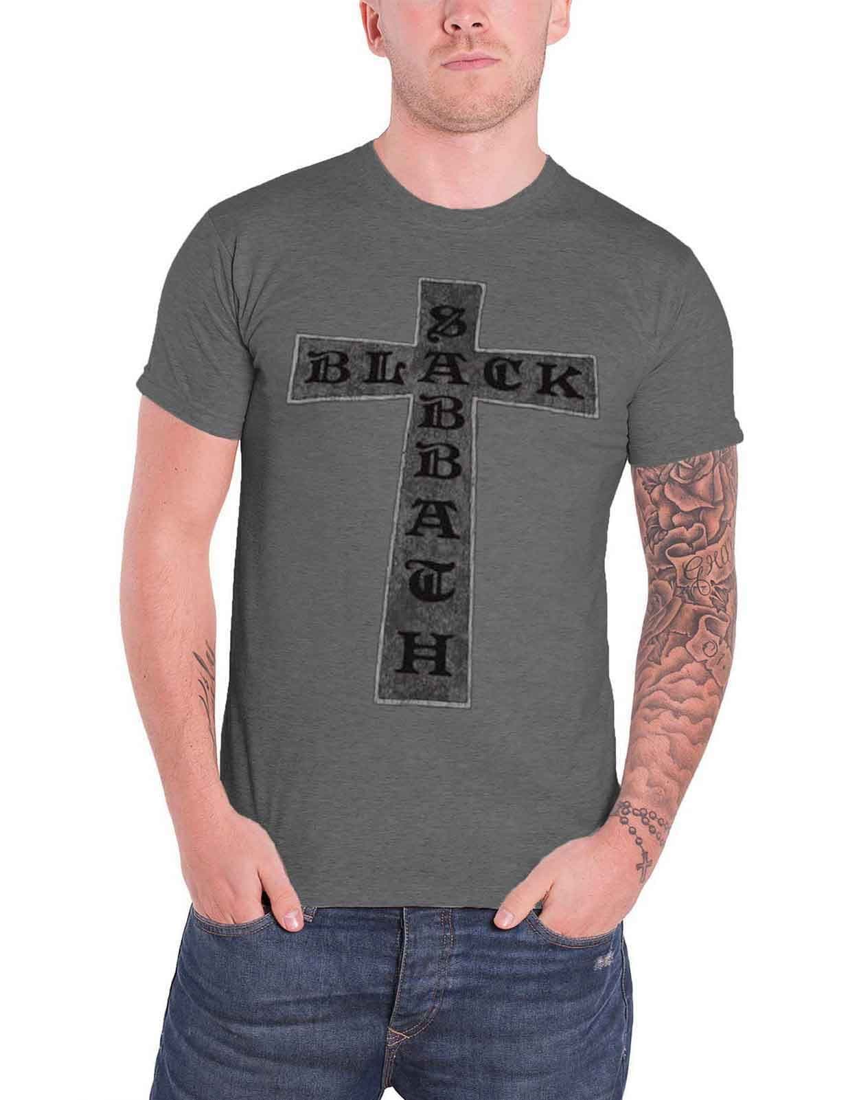 Distressed Cross T Shirt