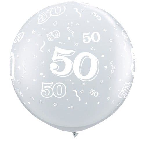 3 Foot 50 Around Latex Balloon Pack 2