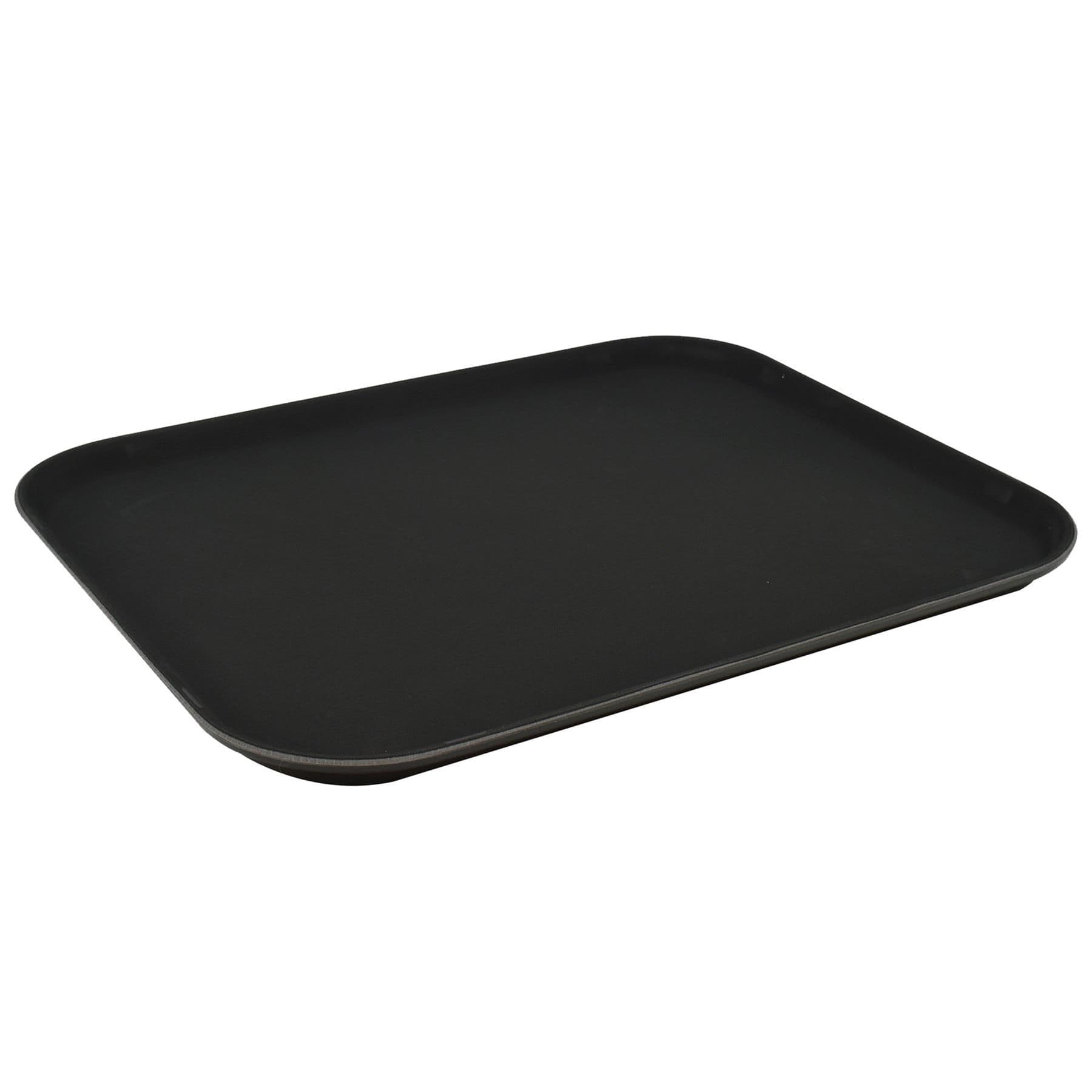 Rectangular Non-Slip Serving Tray 45 x 35cm Black