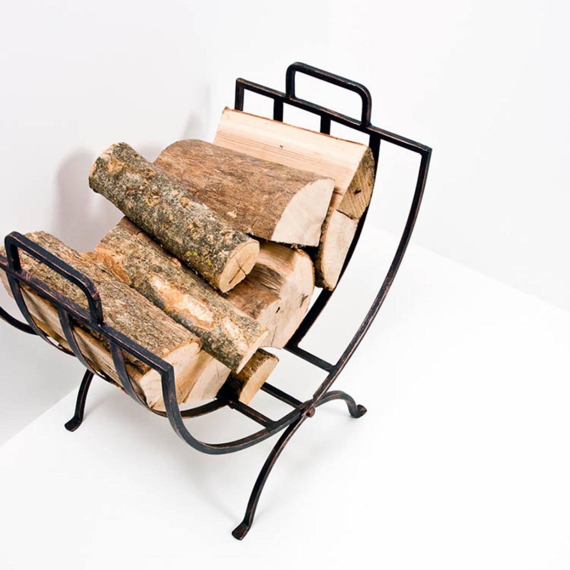 Iron Linear Log Basket
