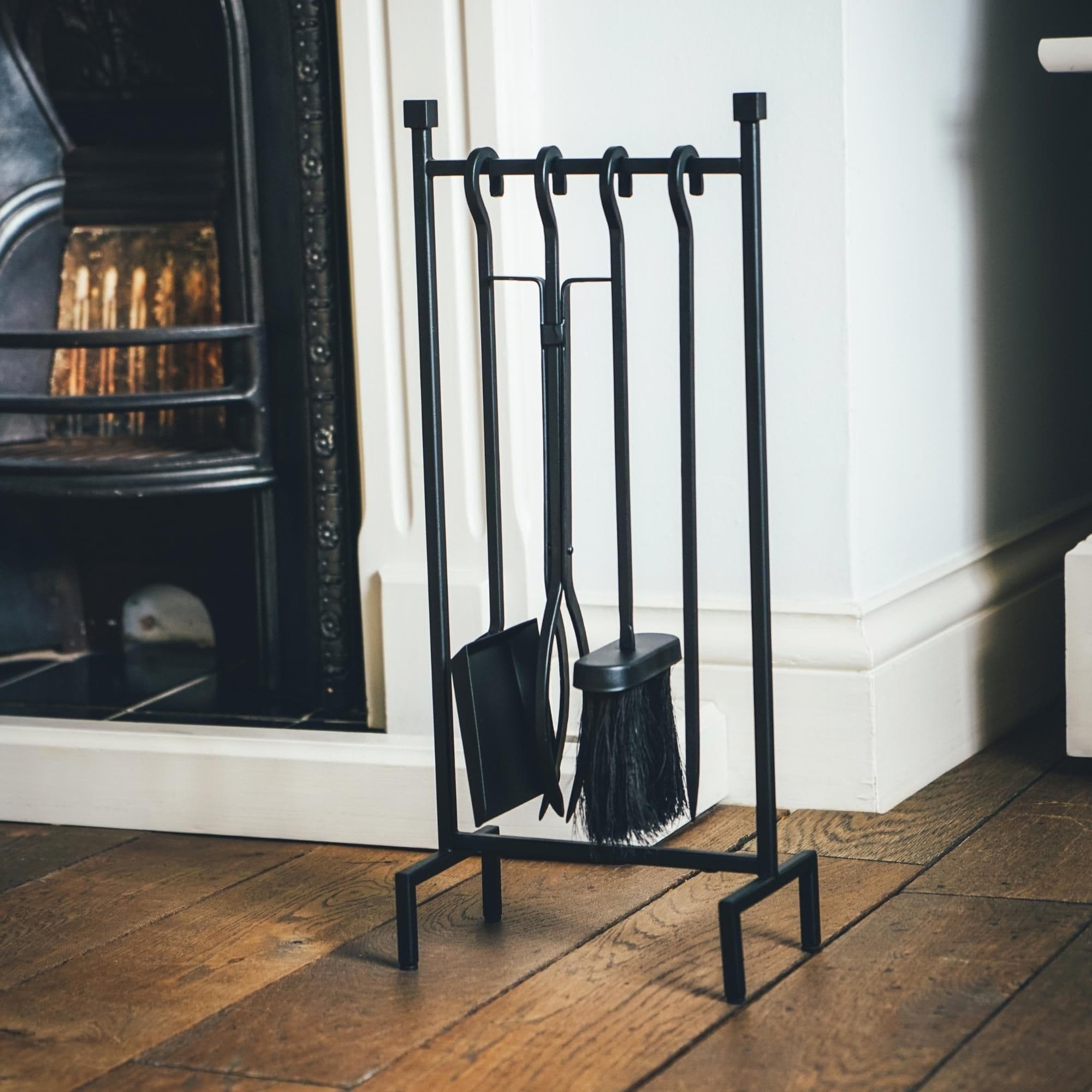 Iron Hanging Rack Fireside Companion Set 50cm