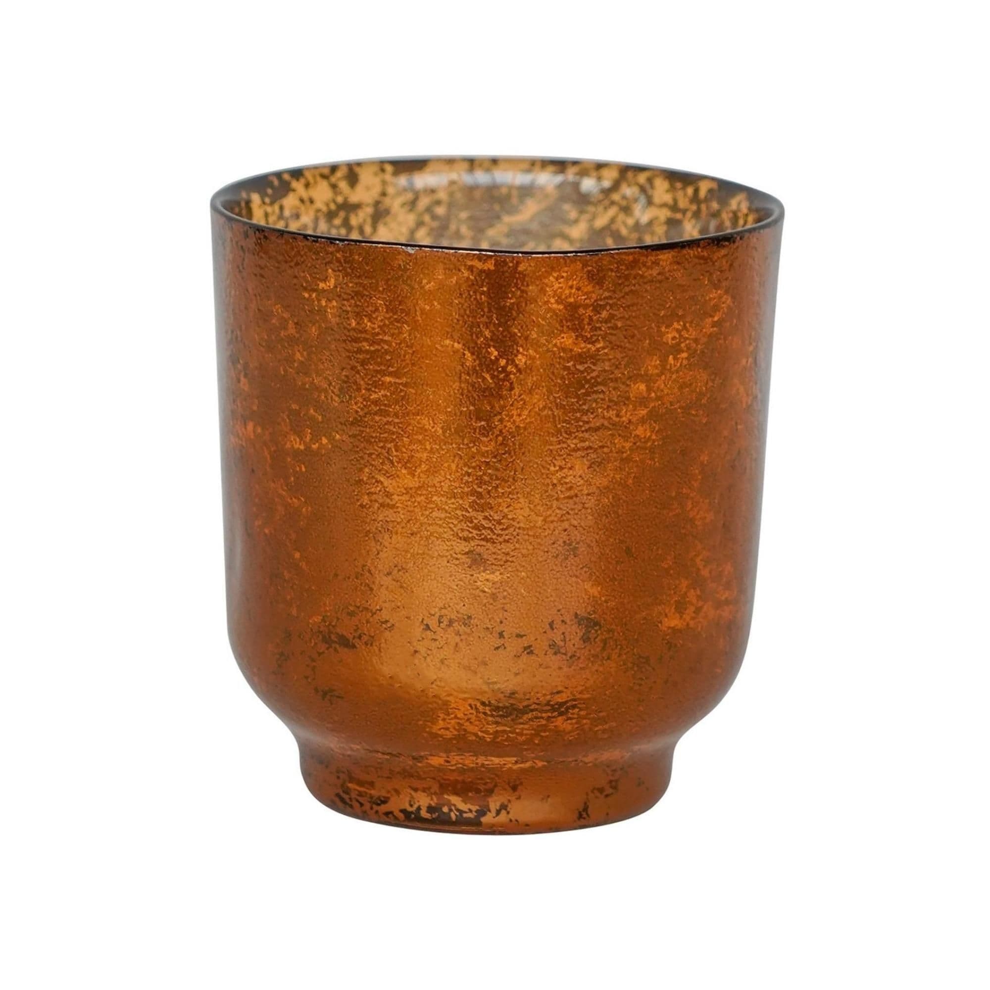 Metallic Glass Holder H19Cm W15.5Cm