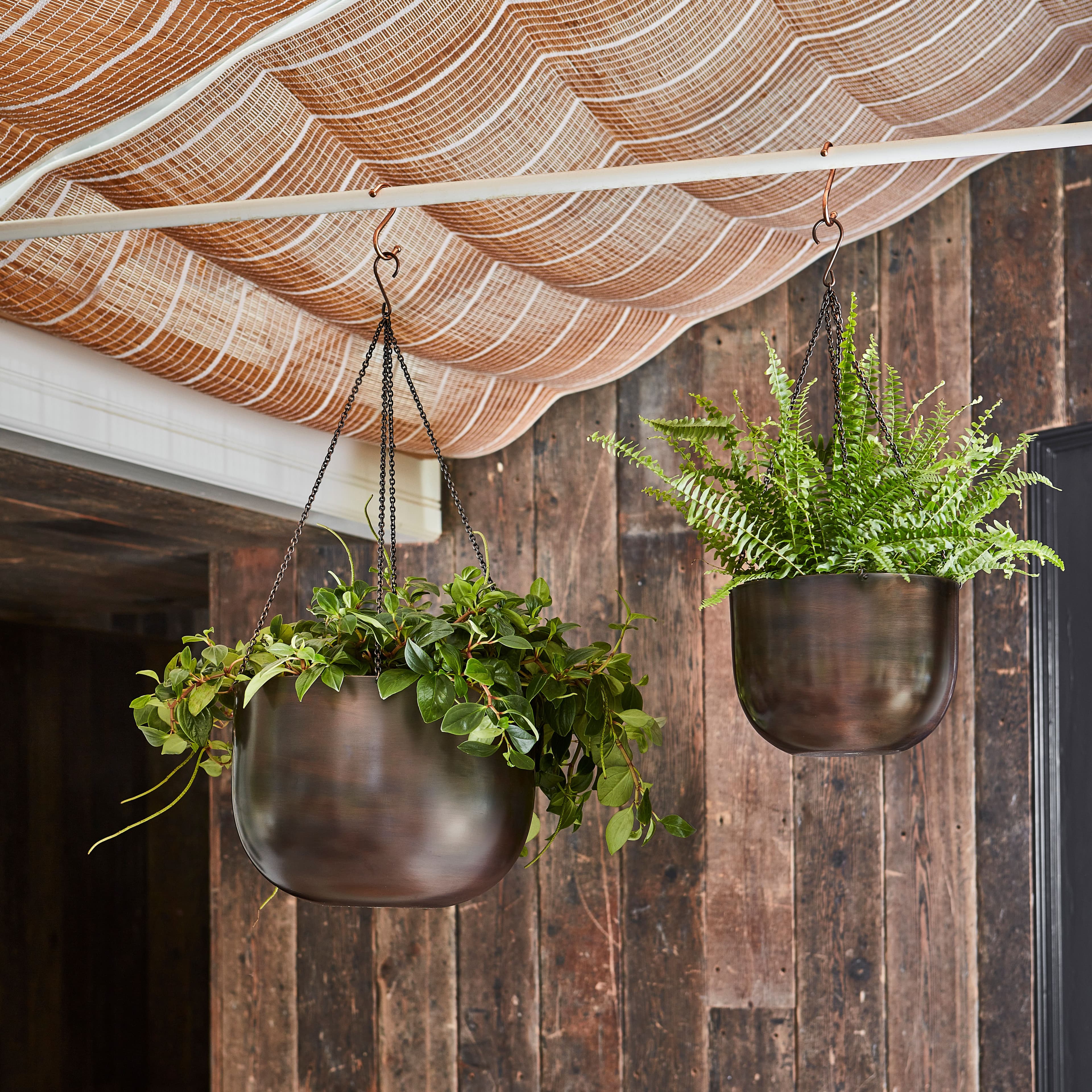 Indoor Mayfair Mocha Hanging Planter H21cm x D30cm