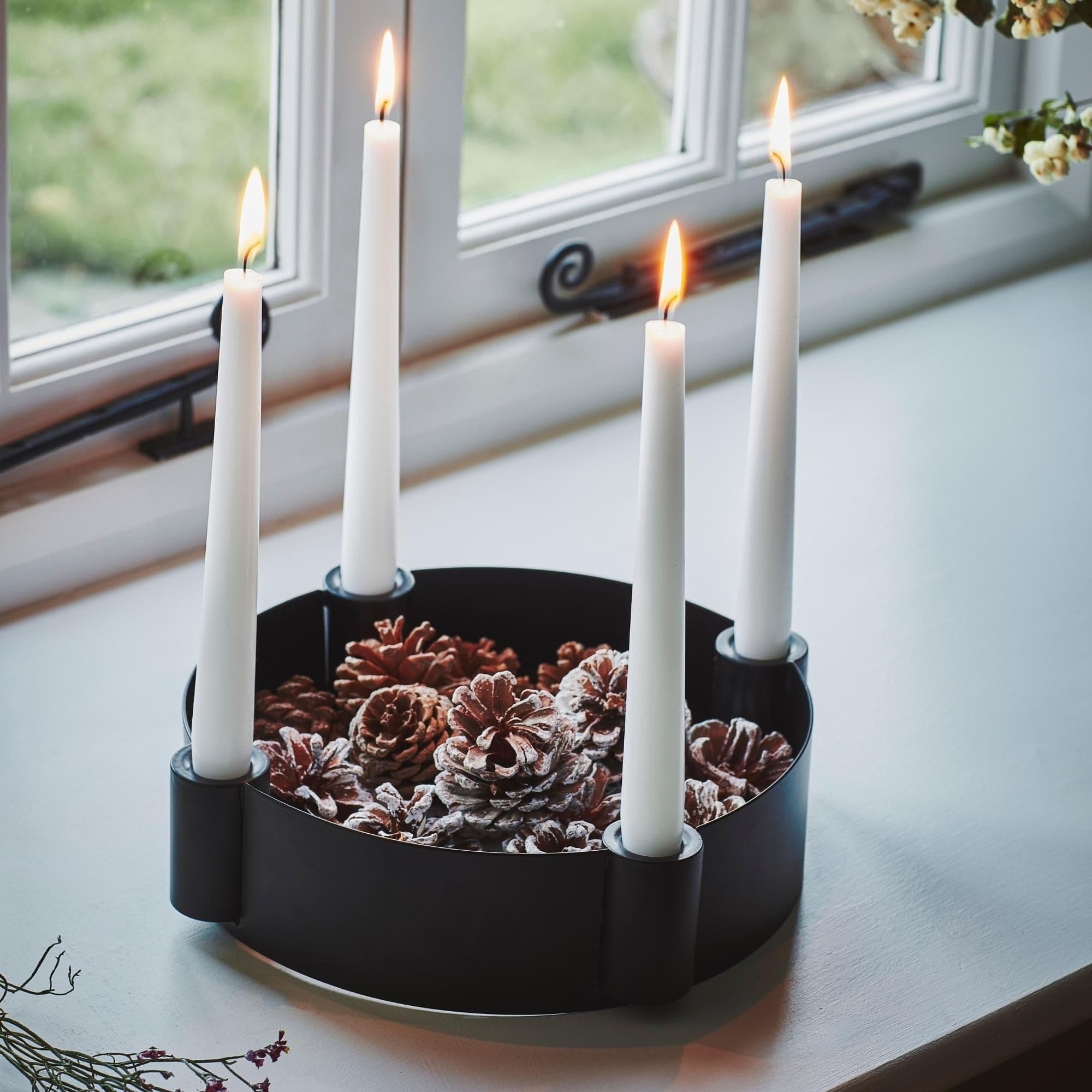 Centrepiece Candle Holder H7Cm W25Cm