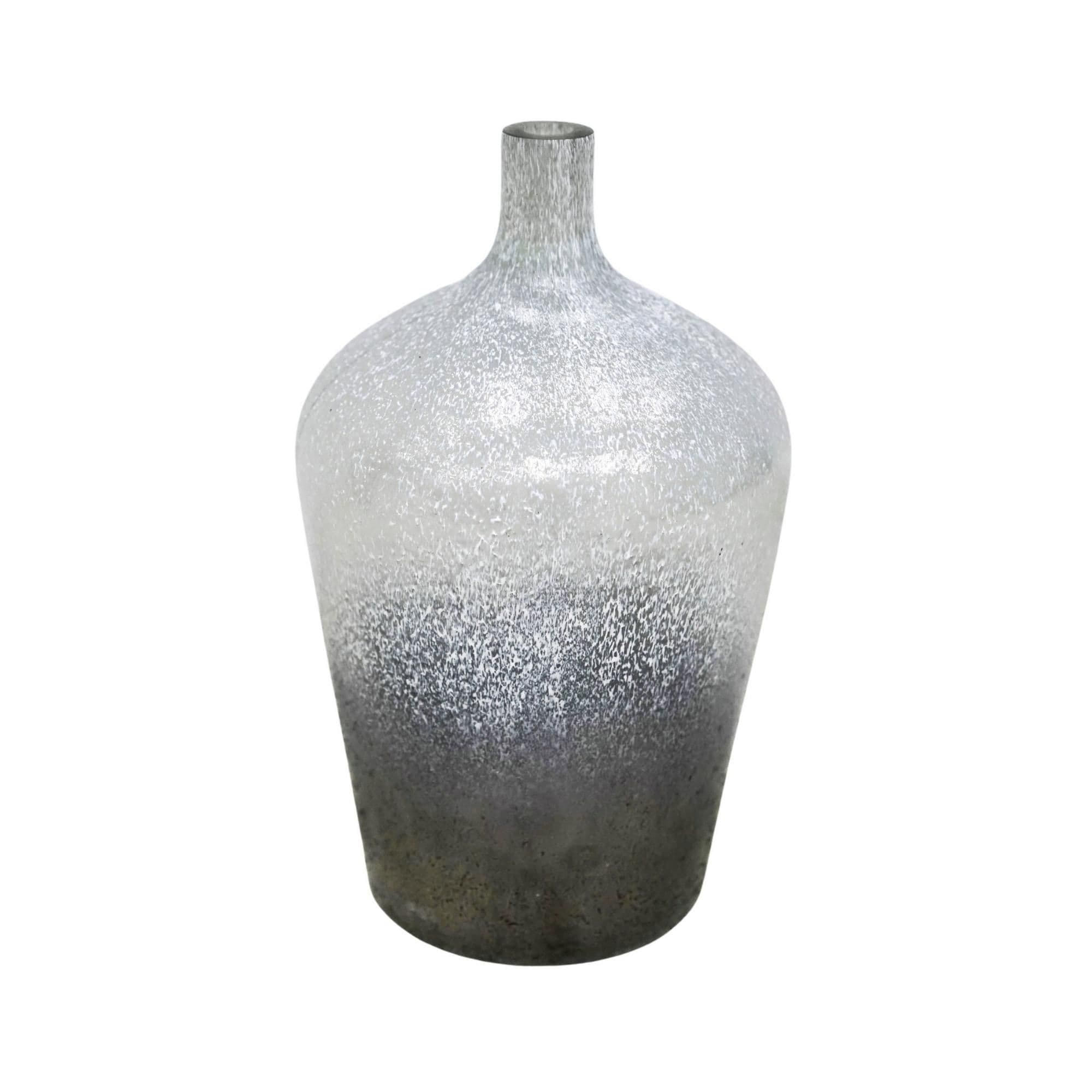 Verre Stem Atlantic Frosted Vase H30Cm W18Cm