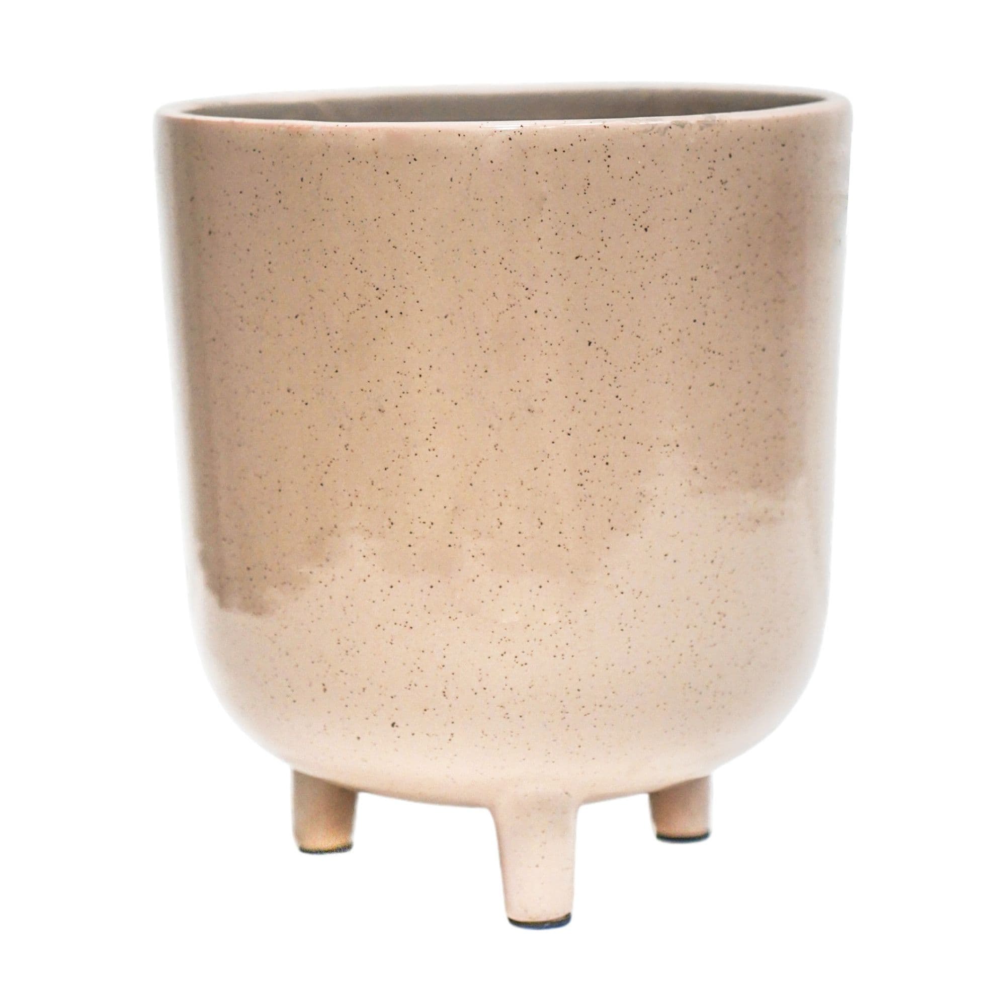 Lecce Oat Speckled Planter H24cm x D20cm