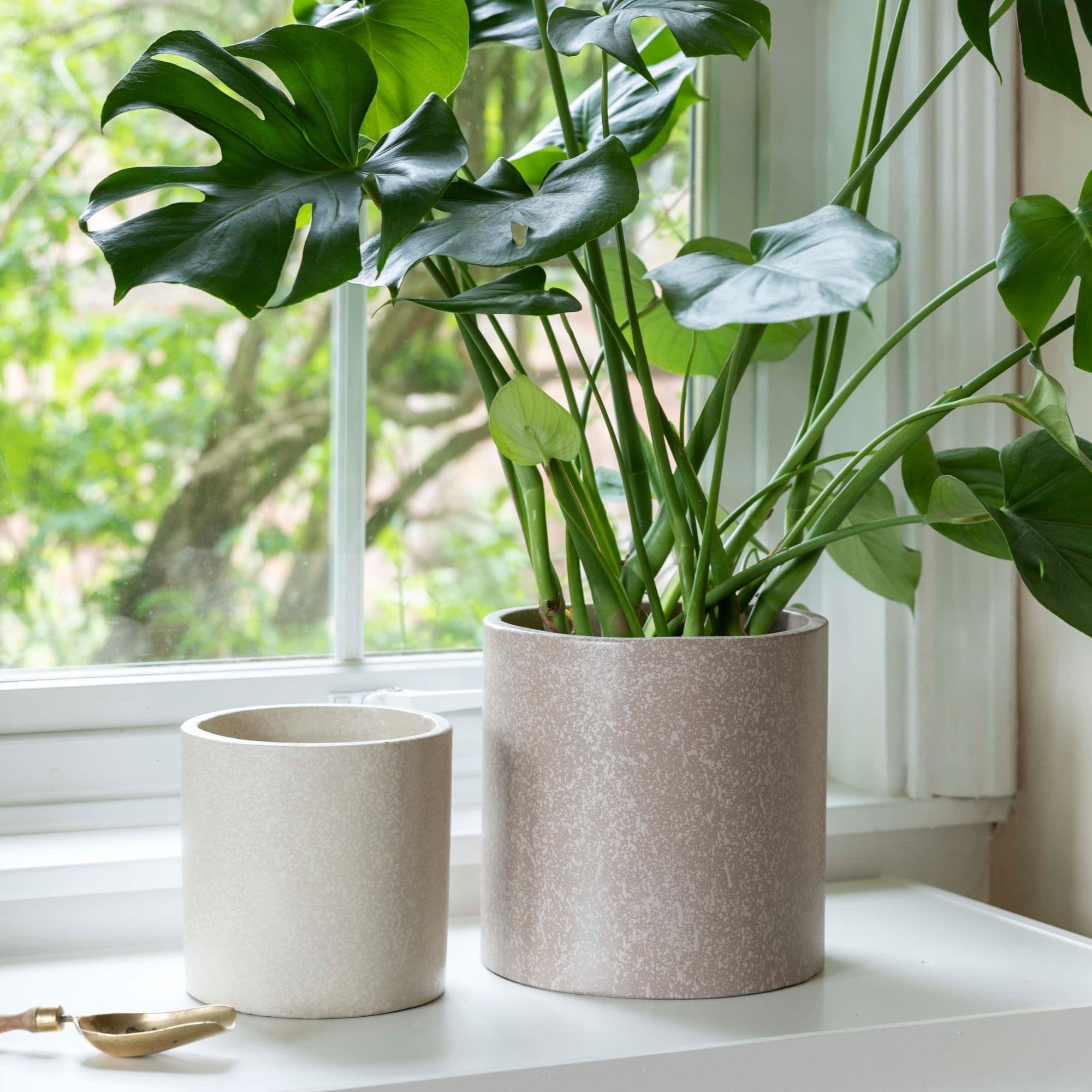 Valetta Terrazzo Planter Set 3 Premium Glaze