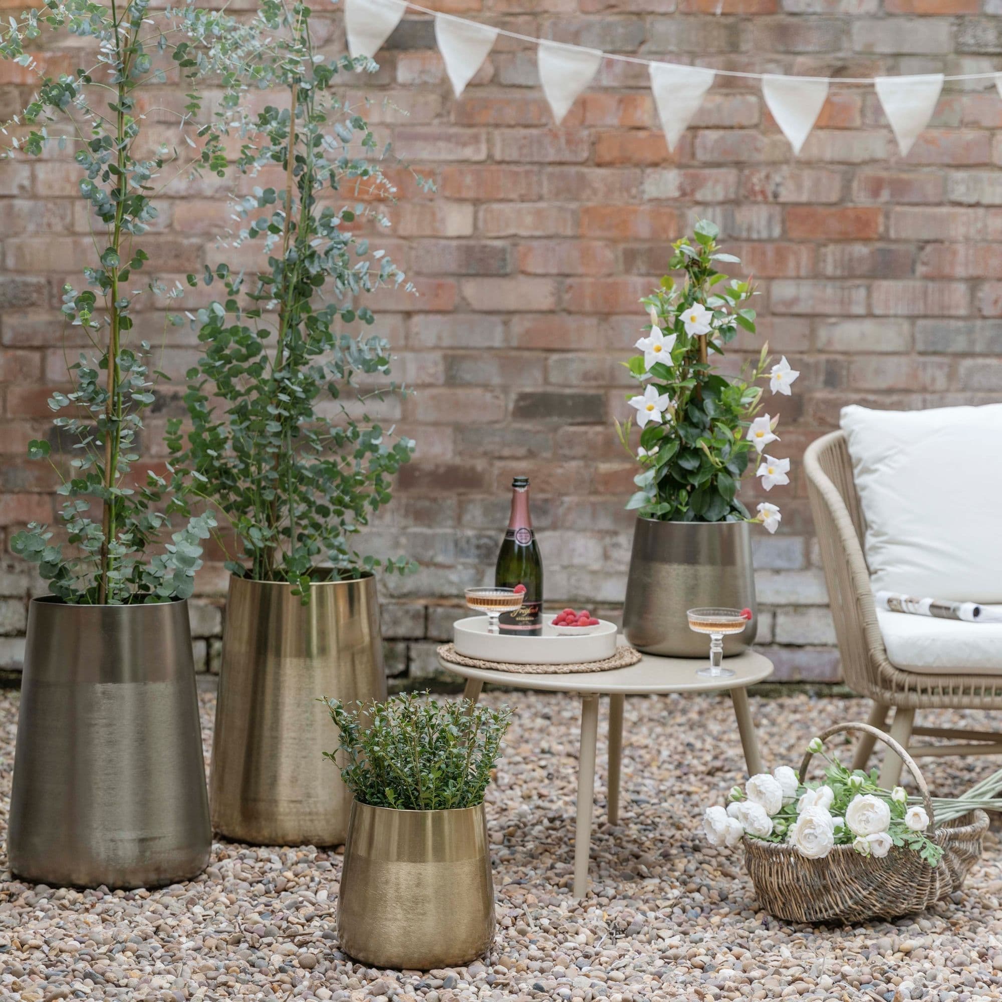 Outdoor Prescot Planter Set Two