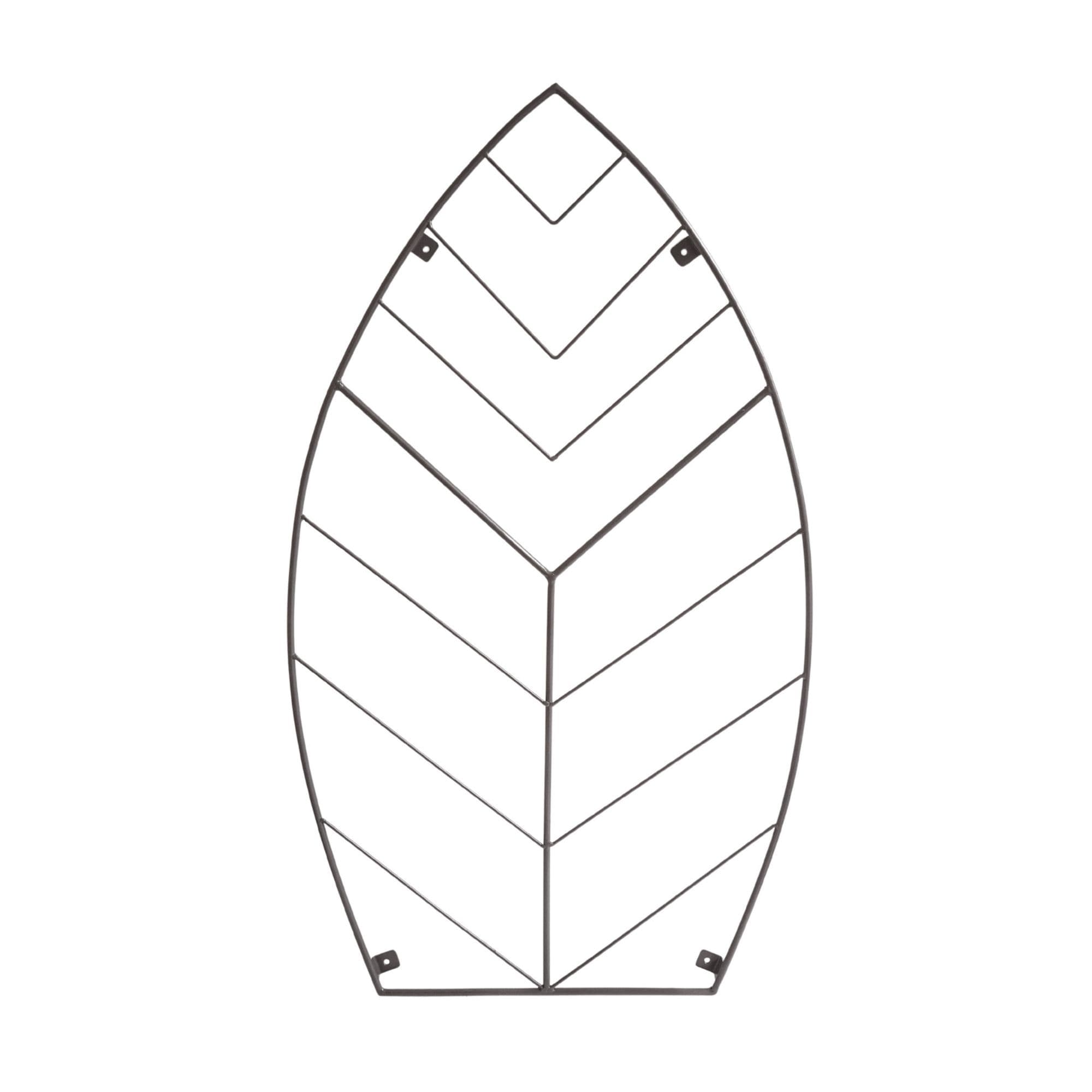 Outdoor Leaf Trellis Zinc H100cm W80cm