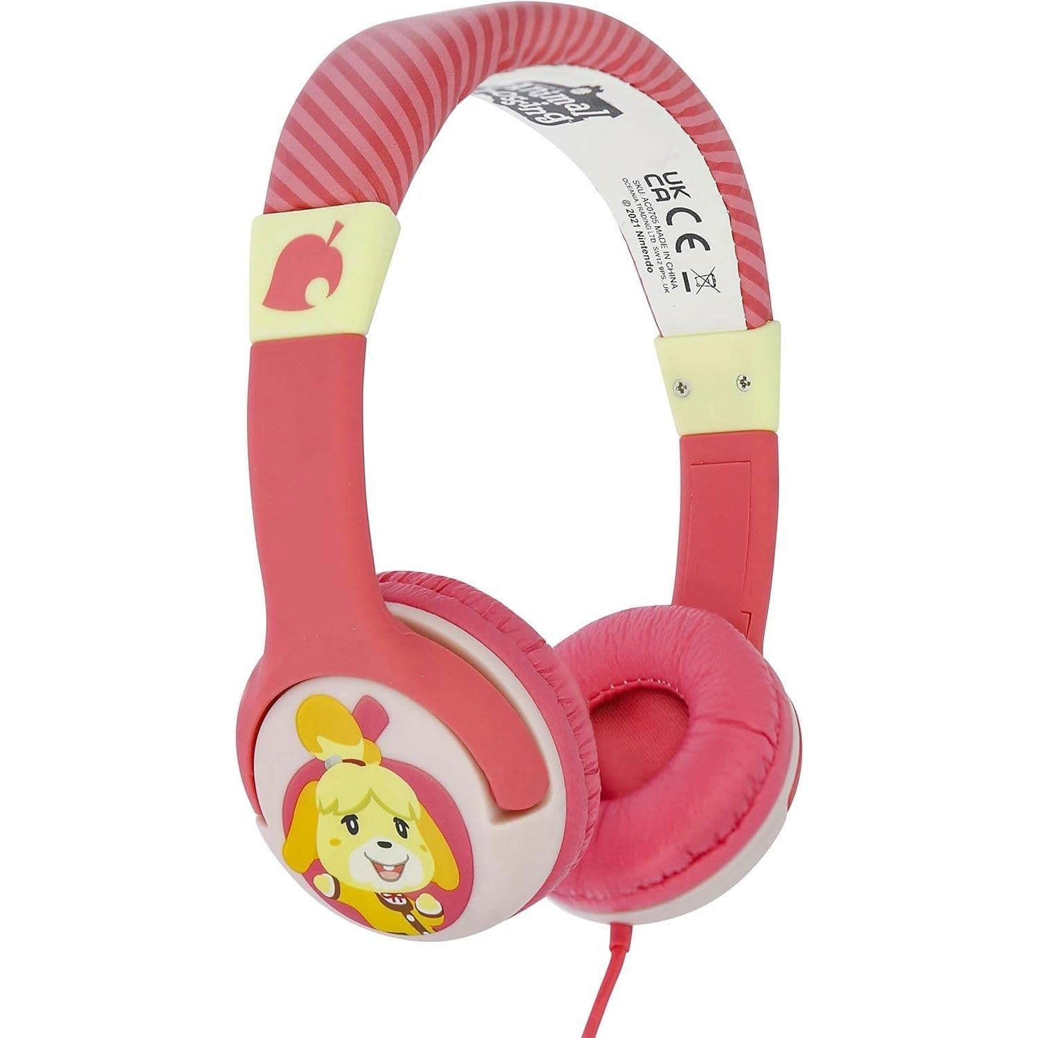 Animal Crossing Isabelle Adjustable Wired Headphones