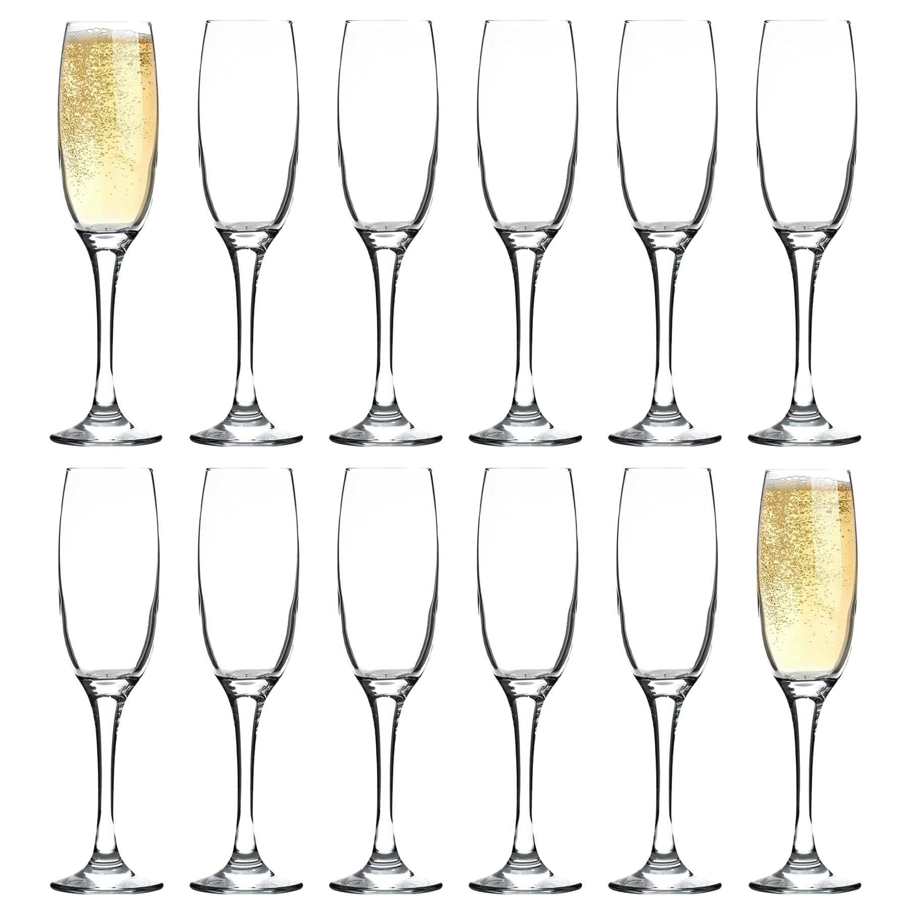 Classic Champagne Flutes - 220ml - Pack of 12