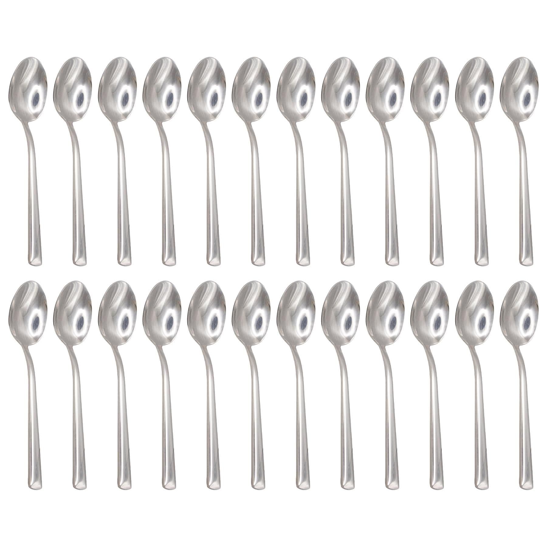 Tondo Stainless Steel Teaspoons - 14cm - Pack of 24