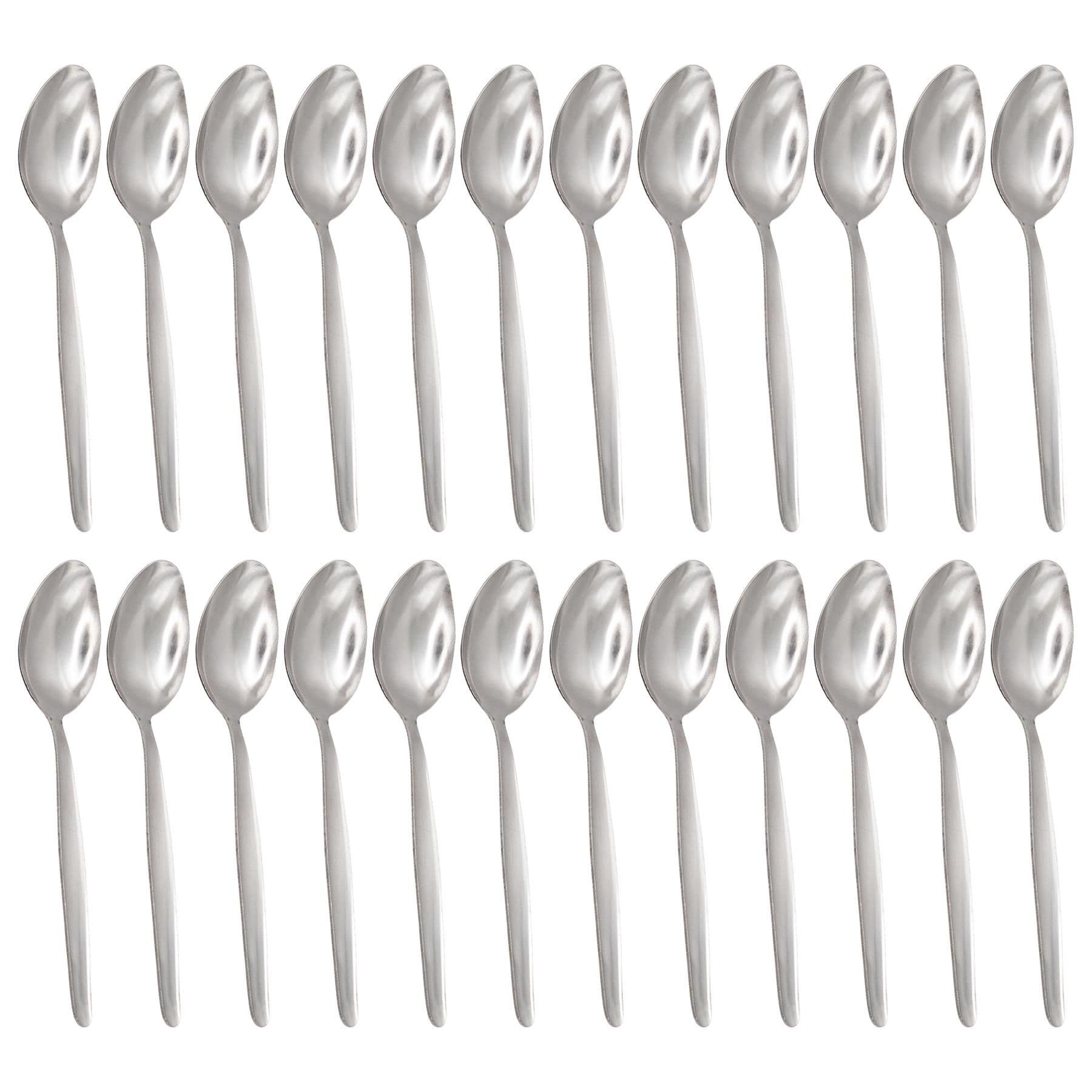 Economy Stainless Steel Dessert Spoons - 19cm - Pack of 24