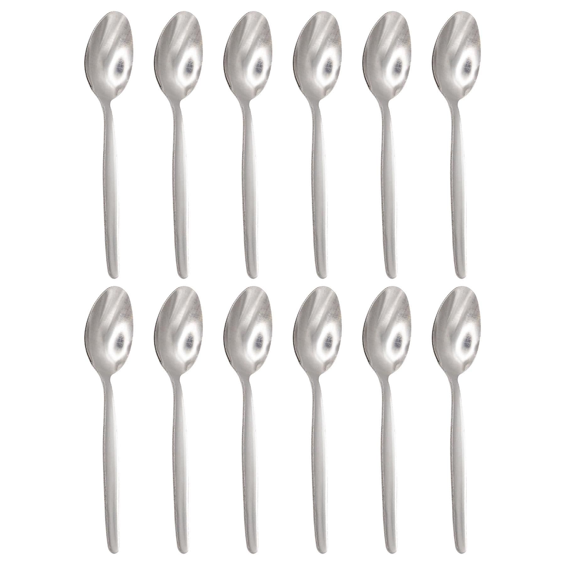 Economy Stainless Steel Teaspoons - 13.5cm - Pack of 12