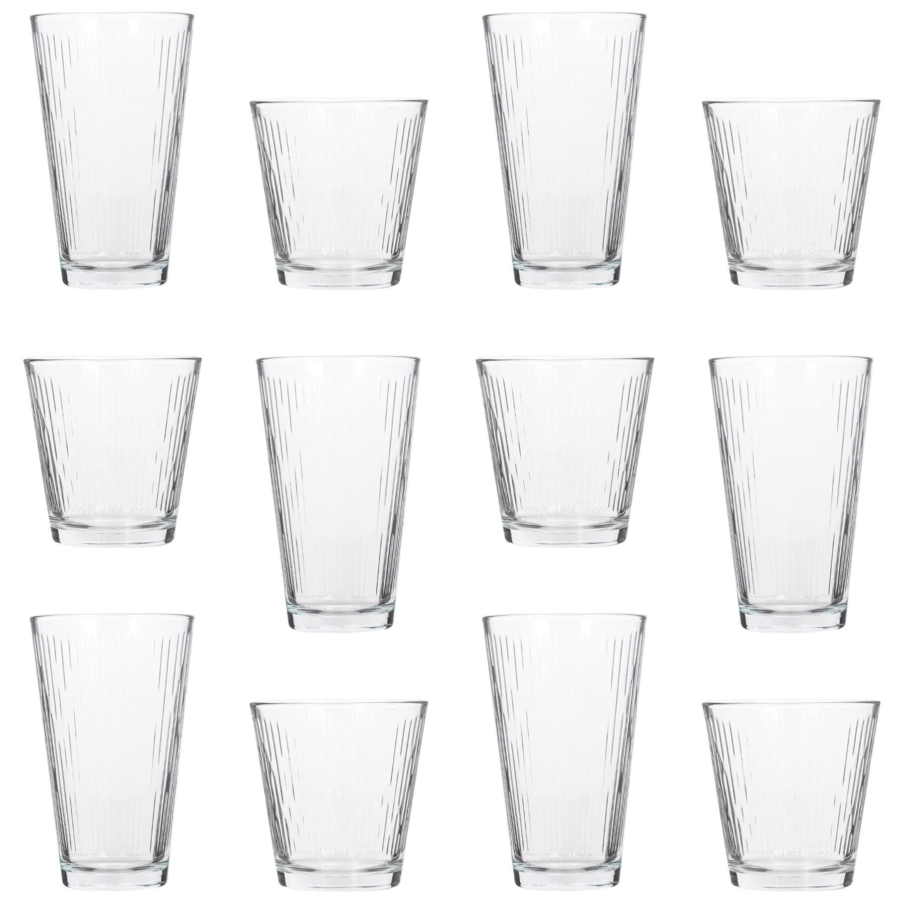 12pc Nora Highball Glasses & Tumblers Set