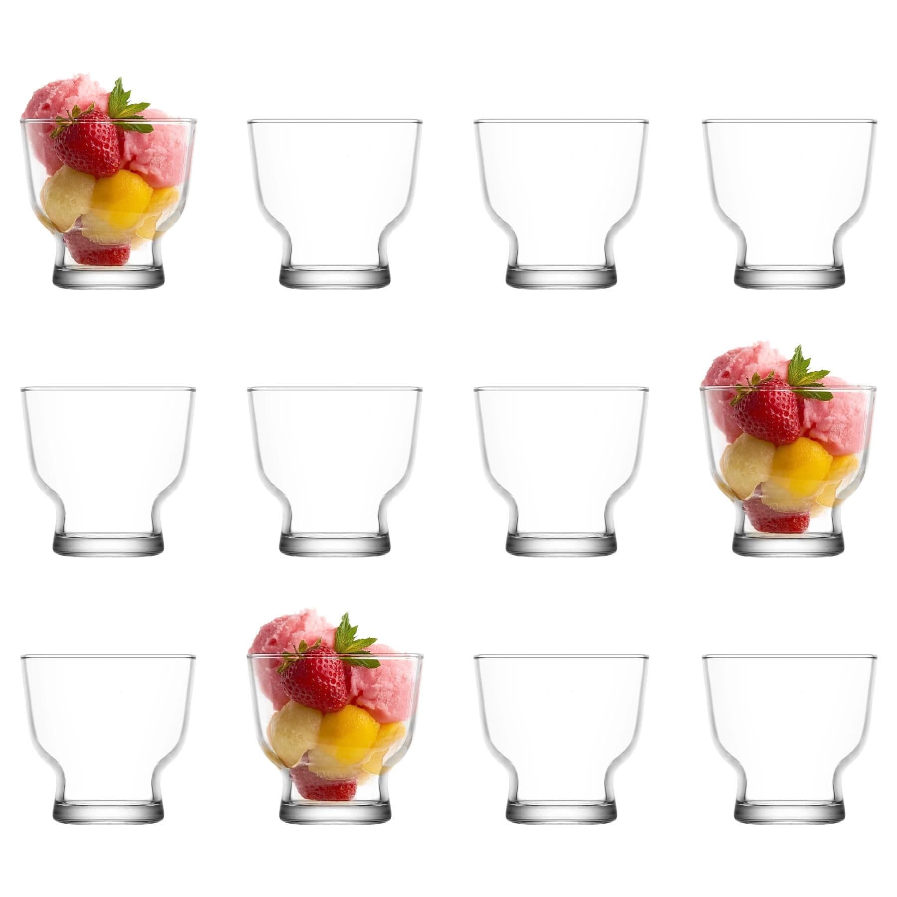 Petit Glass Ice Cream Bowls - 240ml - Pack of 12