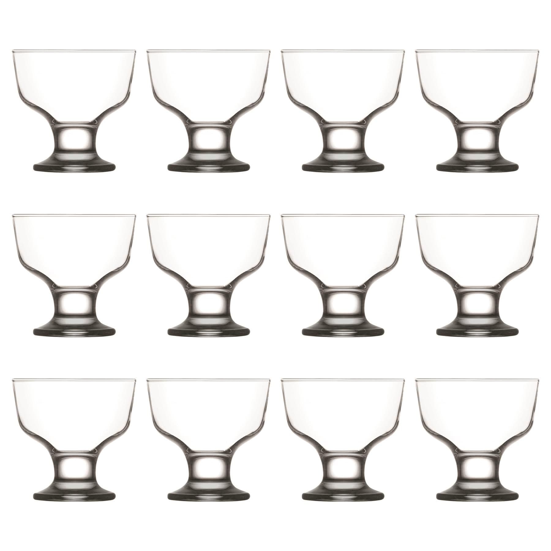 Destina Glass Ice Cream Bowls - 285ml - Pack of 12