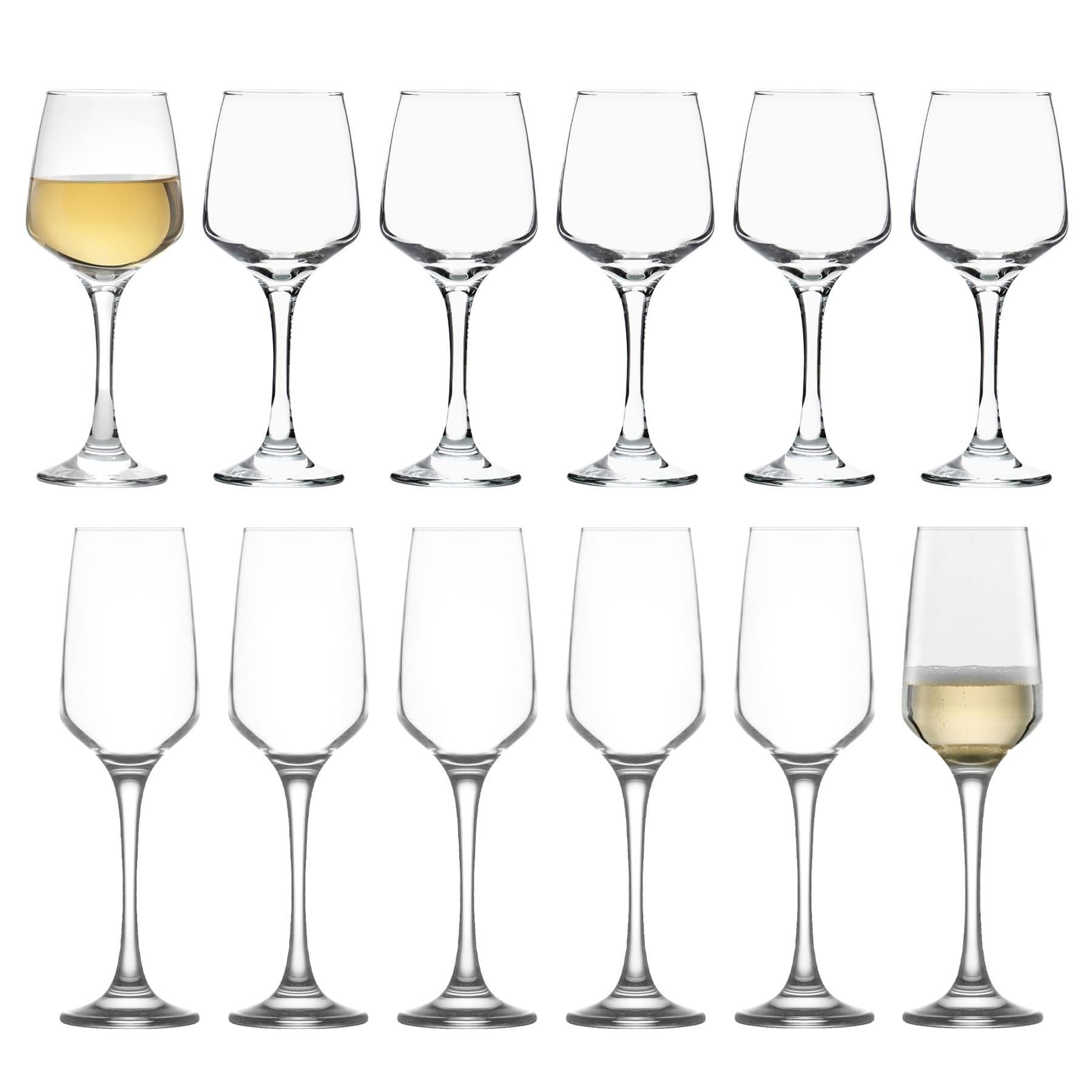 Lal Stemware 12 Piece Set - Clear