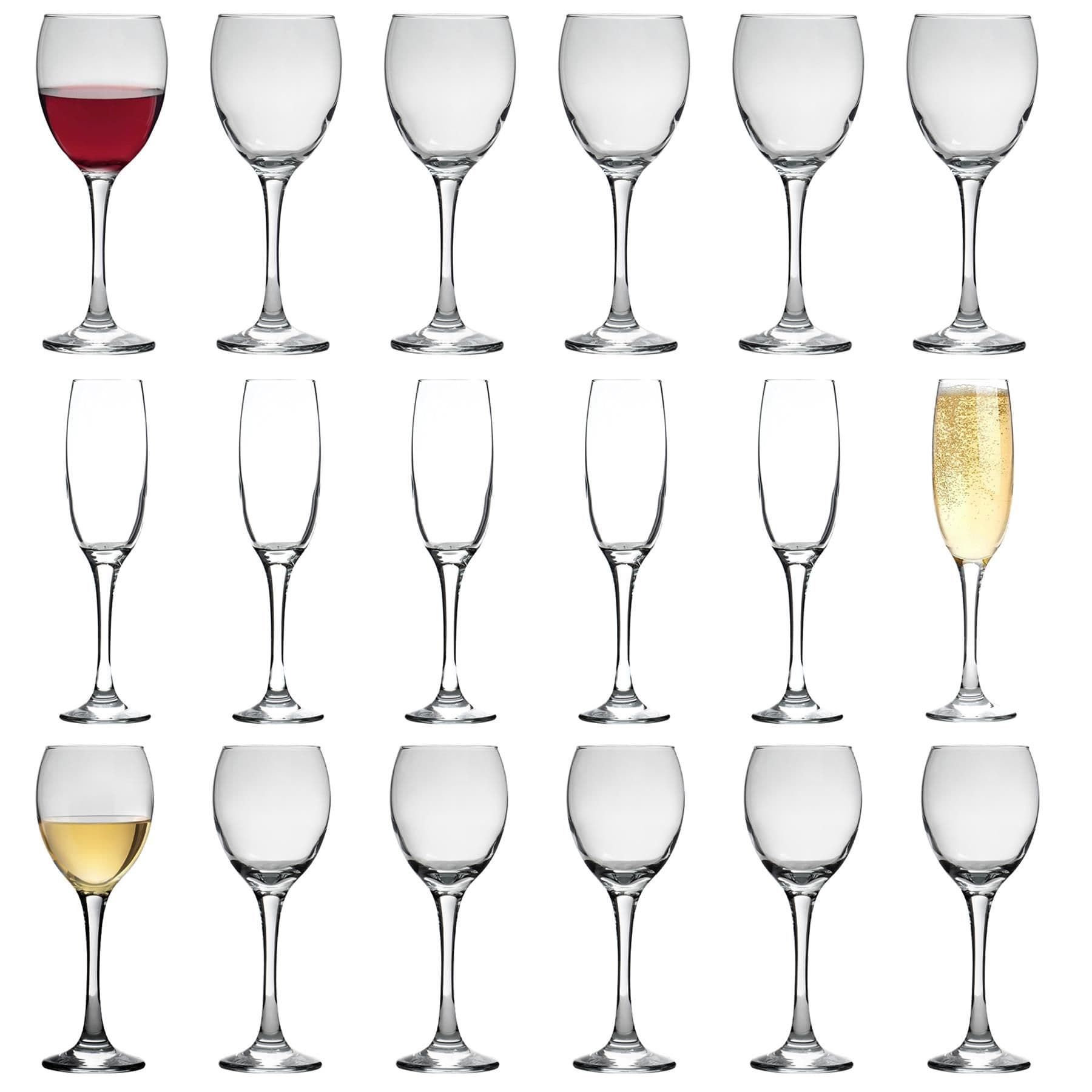 Venue Stemware 18 Piece Set - Clear