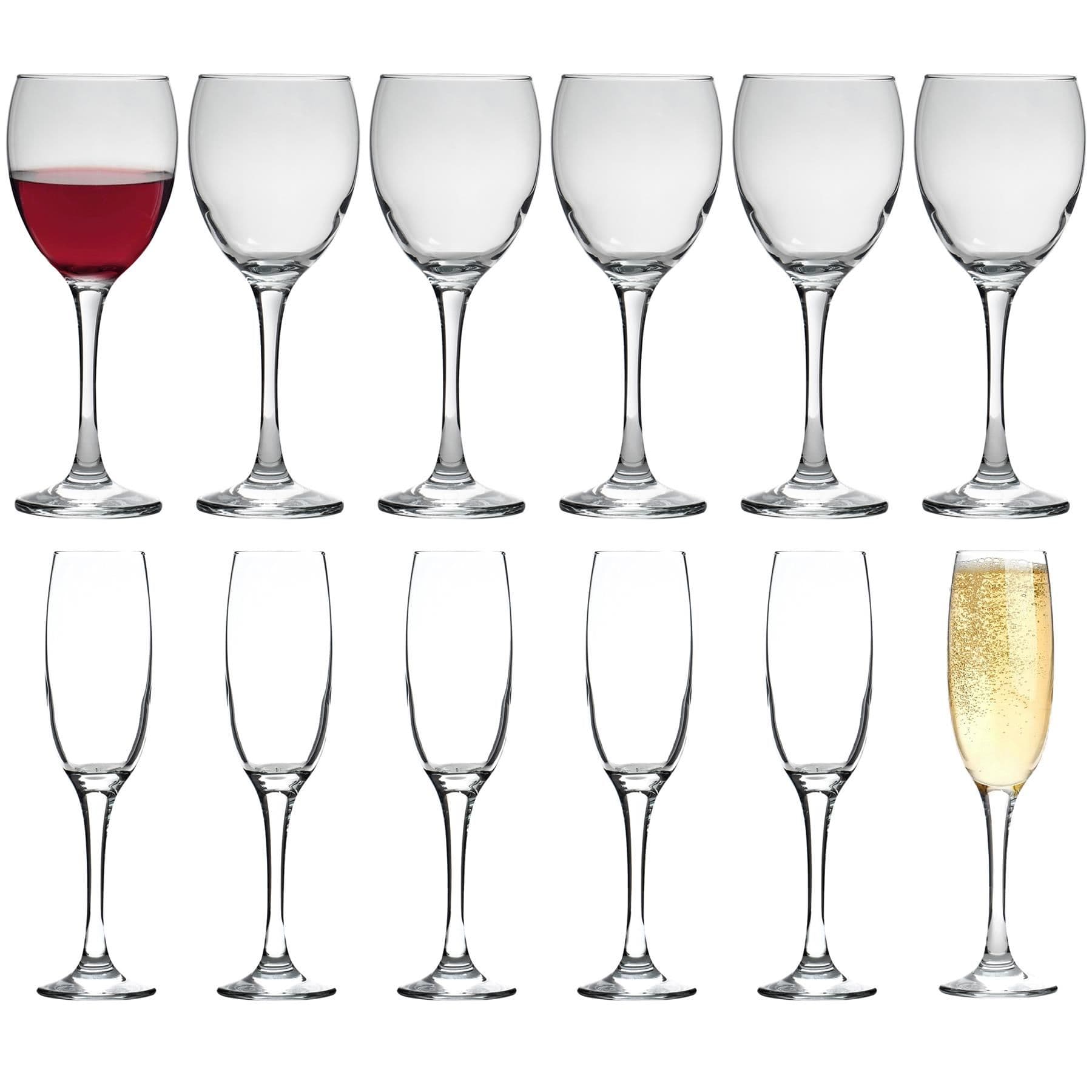 Venue Stemware 12 Piece Set - Clear