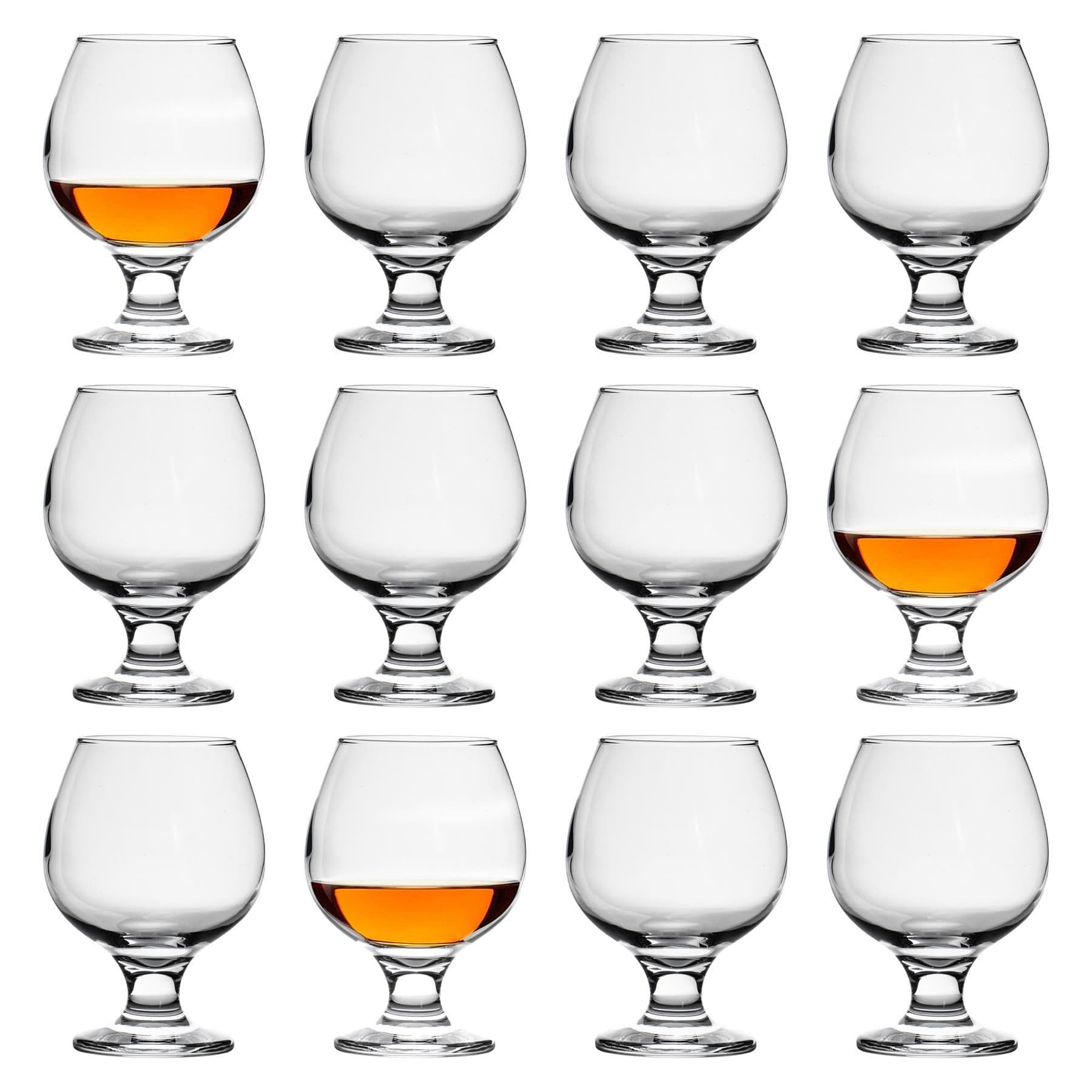 Misket Brandy Snifter Glasses - 390ml - Clear - Pack of 12