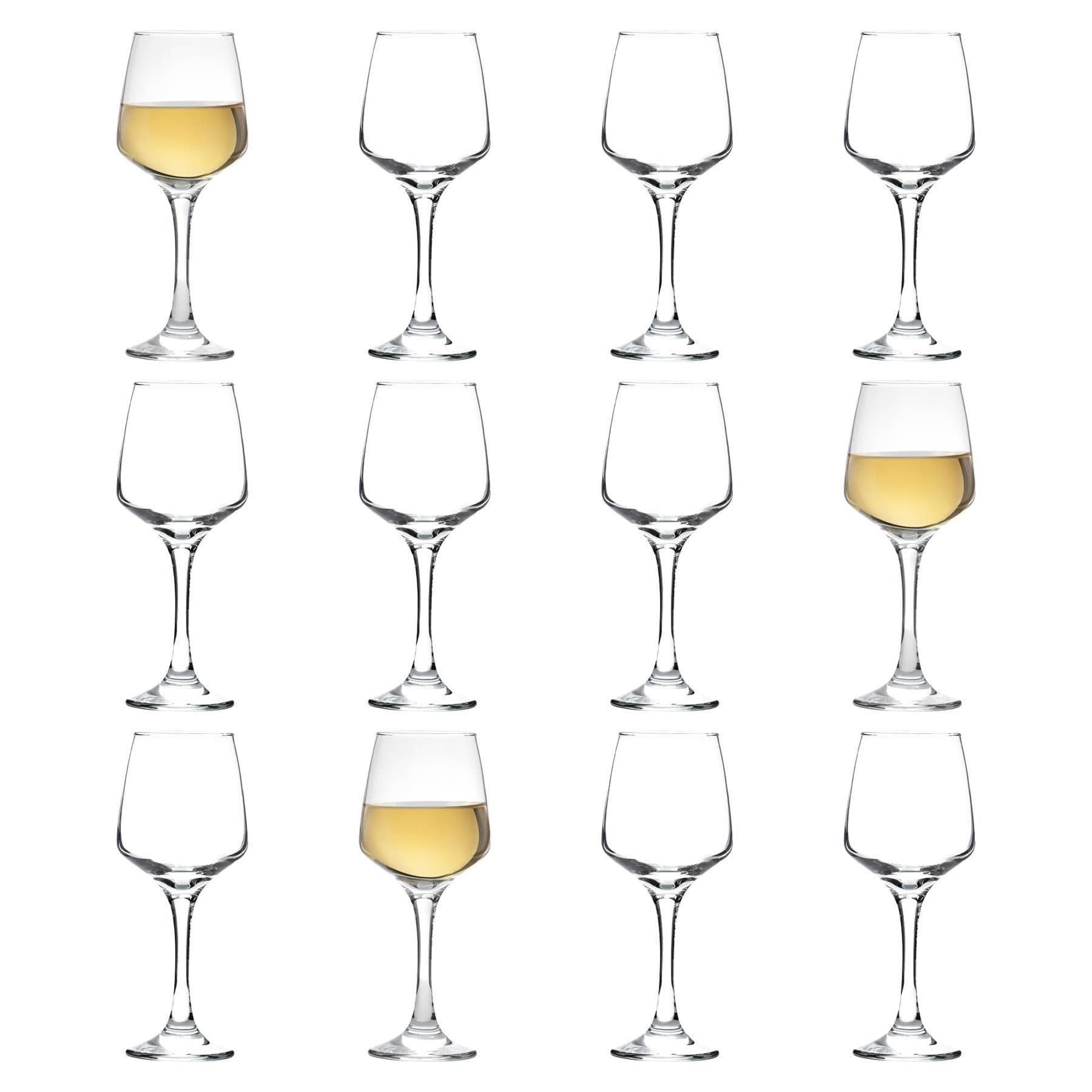 Lal White Wine Glasses - 295ml - Clear - Pack of 12