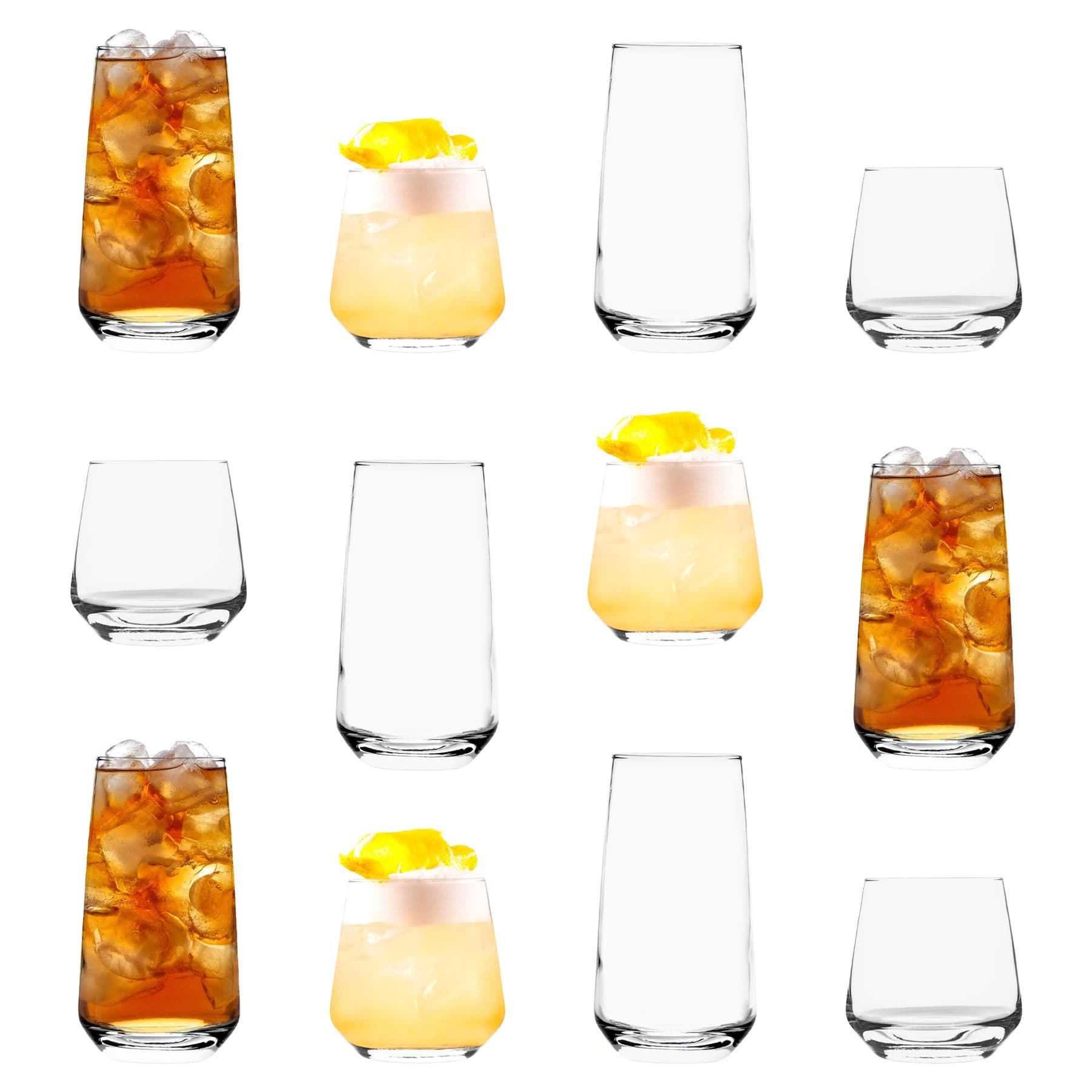Lal Glassware 12 Piece Set - Clear