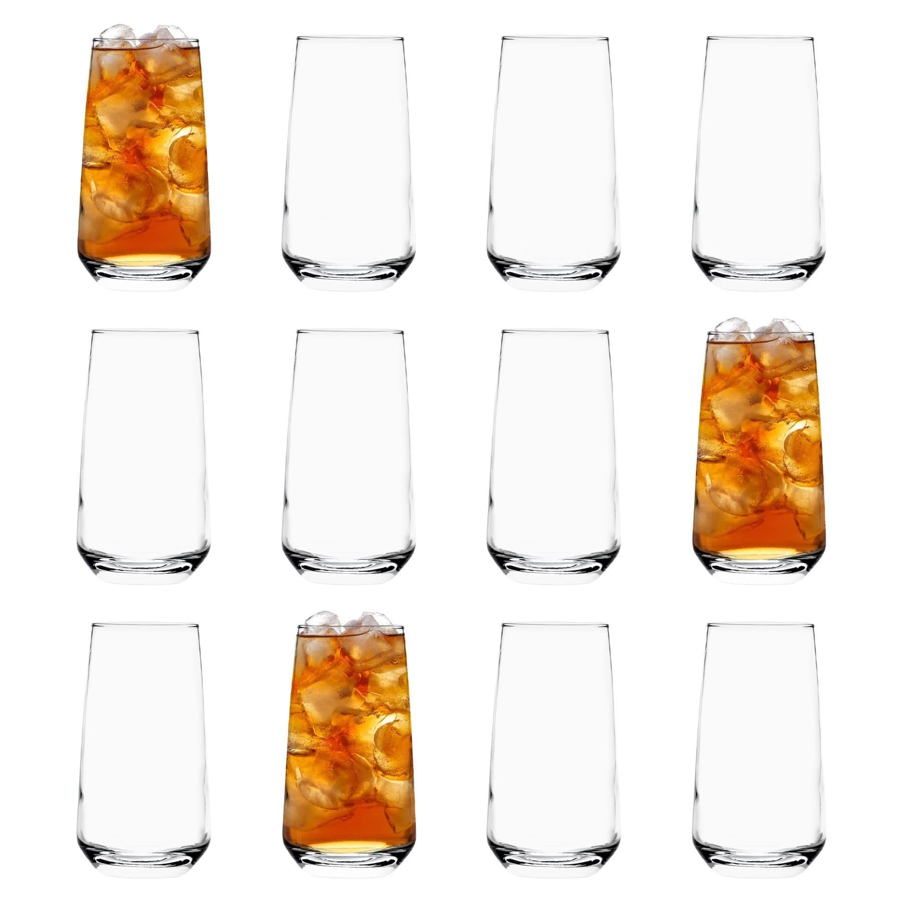 Lal Highball Glasses - 480ml - Clear - Pack of 12