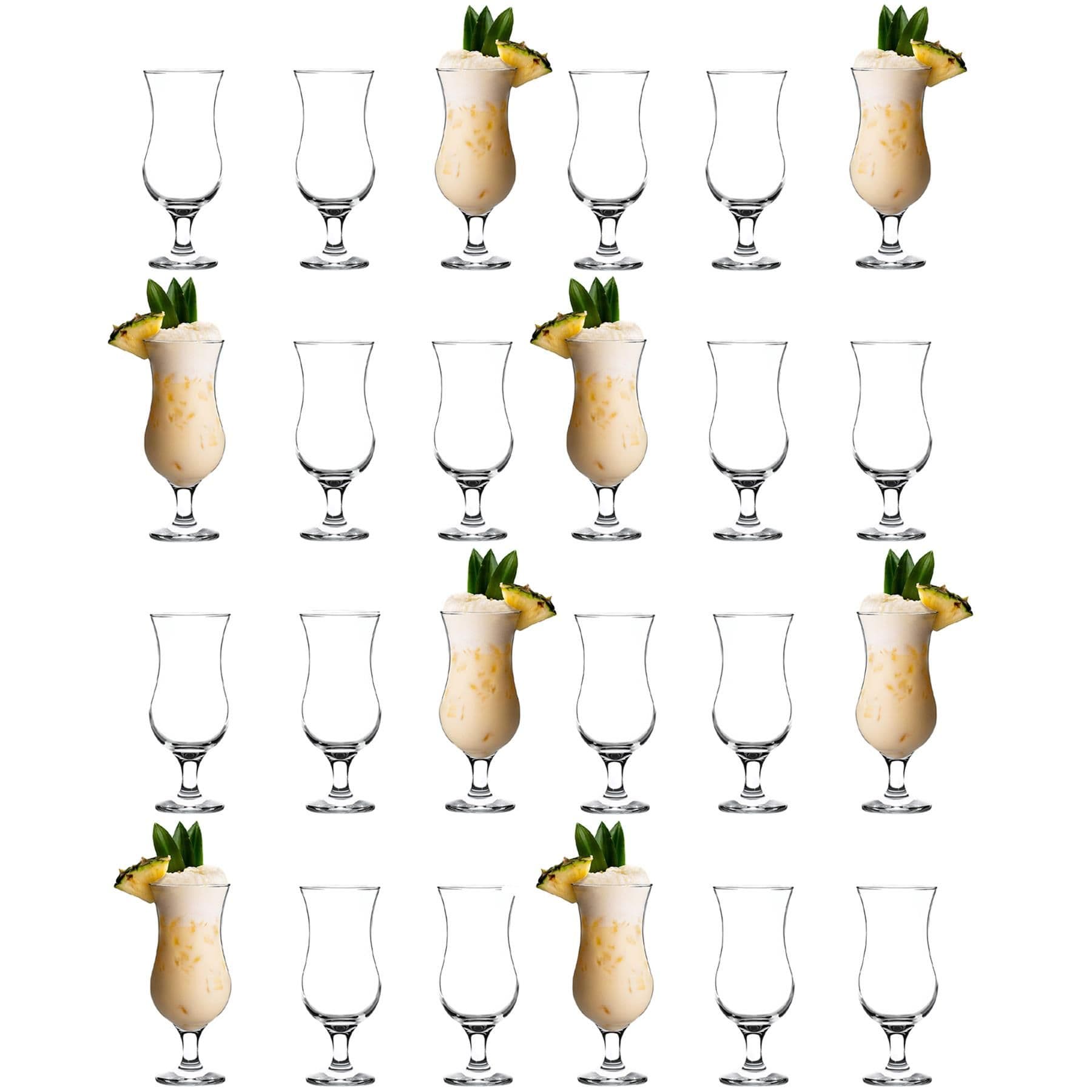 Pina Colada Glasses - 390ml - Clear - Pack of 24